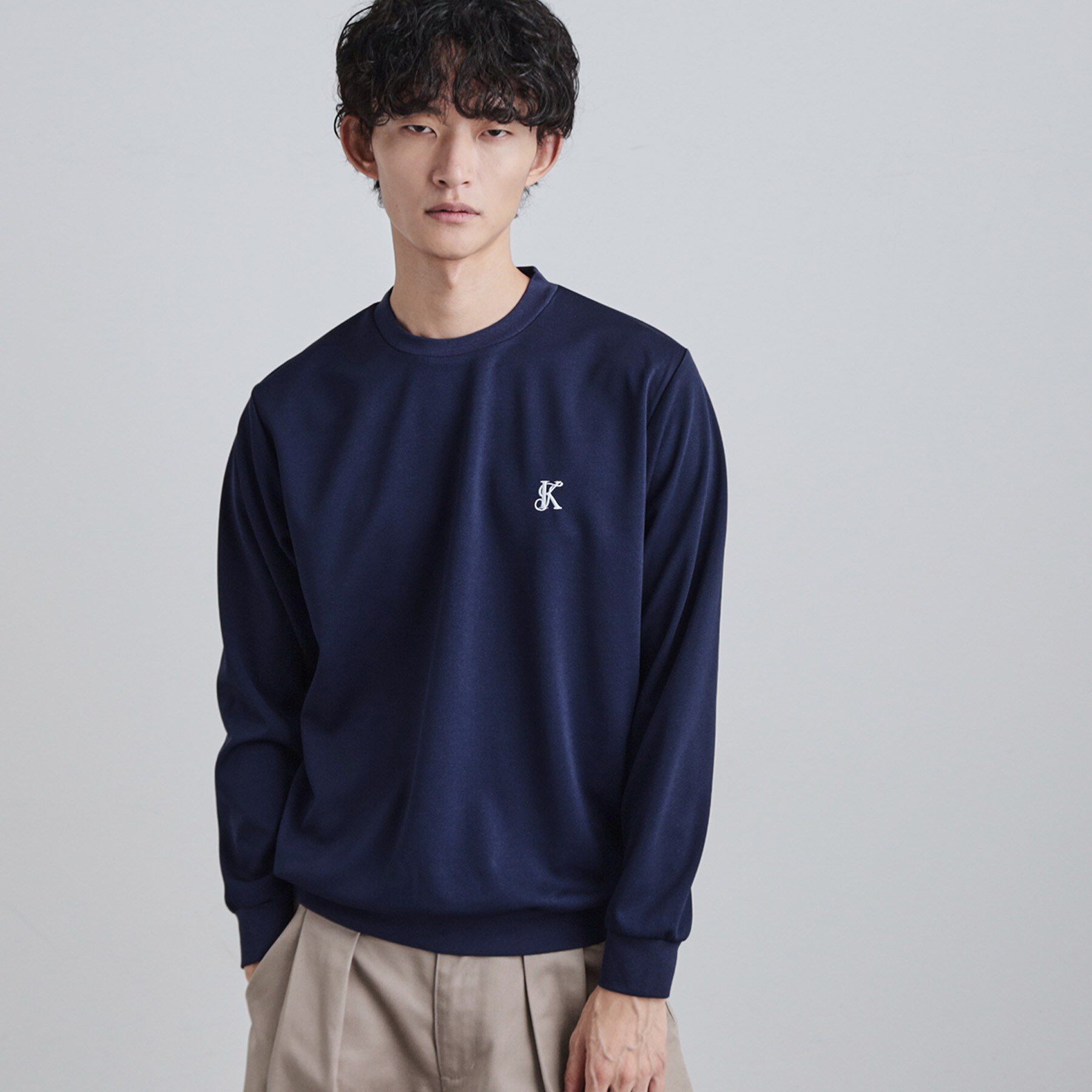 tk.TAKEO KIKUCHI「サーフニットプルオーバー」|Tシャツ・カットソー|ネイビー(094)