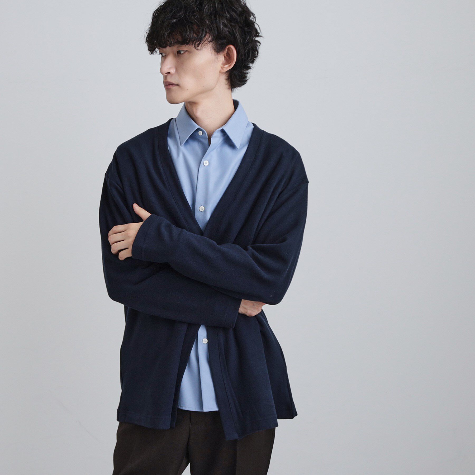 tk.TAKEO KIKUCHI「ウォームトッパーカーディガン」|カーディガン|