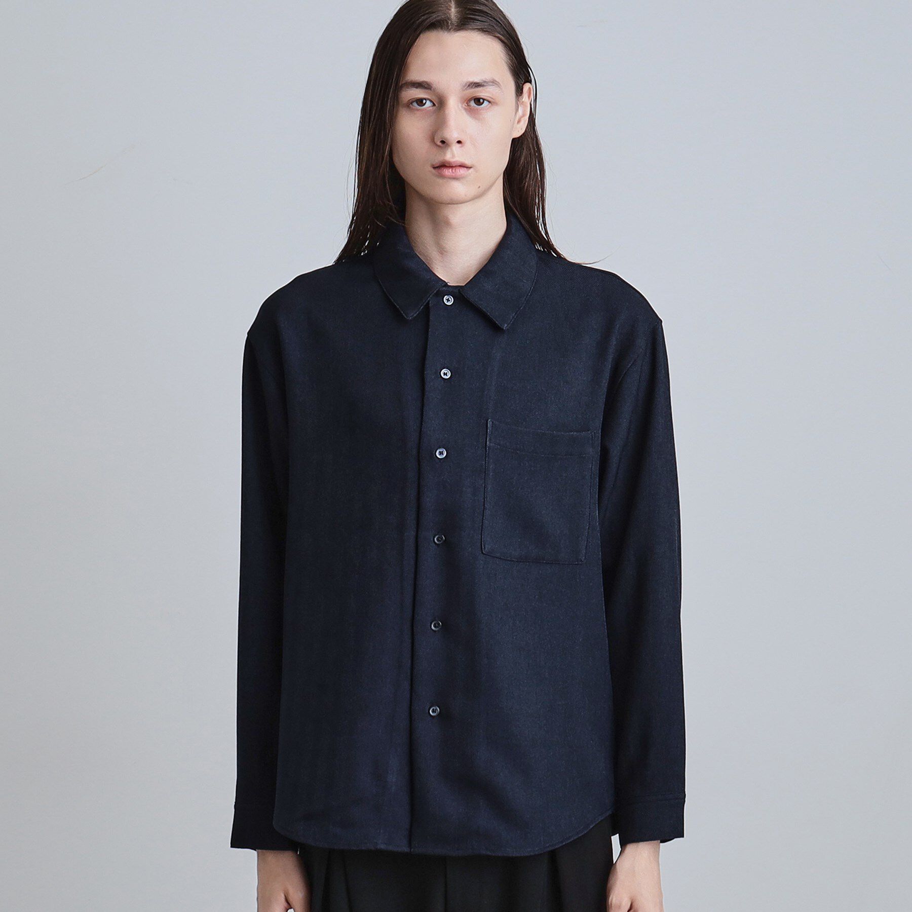 tk.TAKEO KIKUCHI「ウール調へリンボンシャツ」|シャツ・ブラウス|