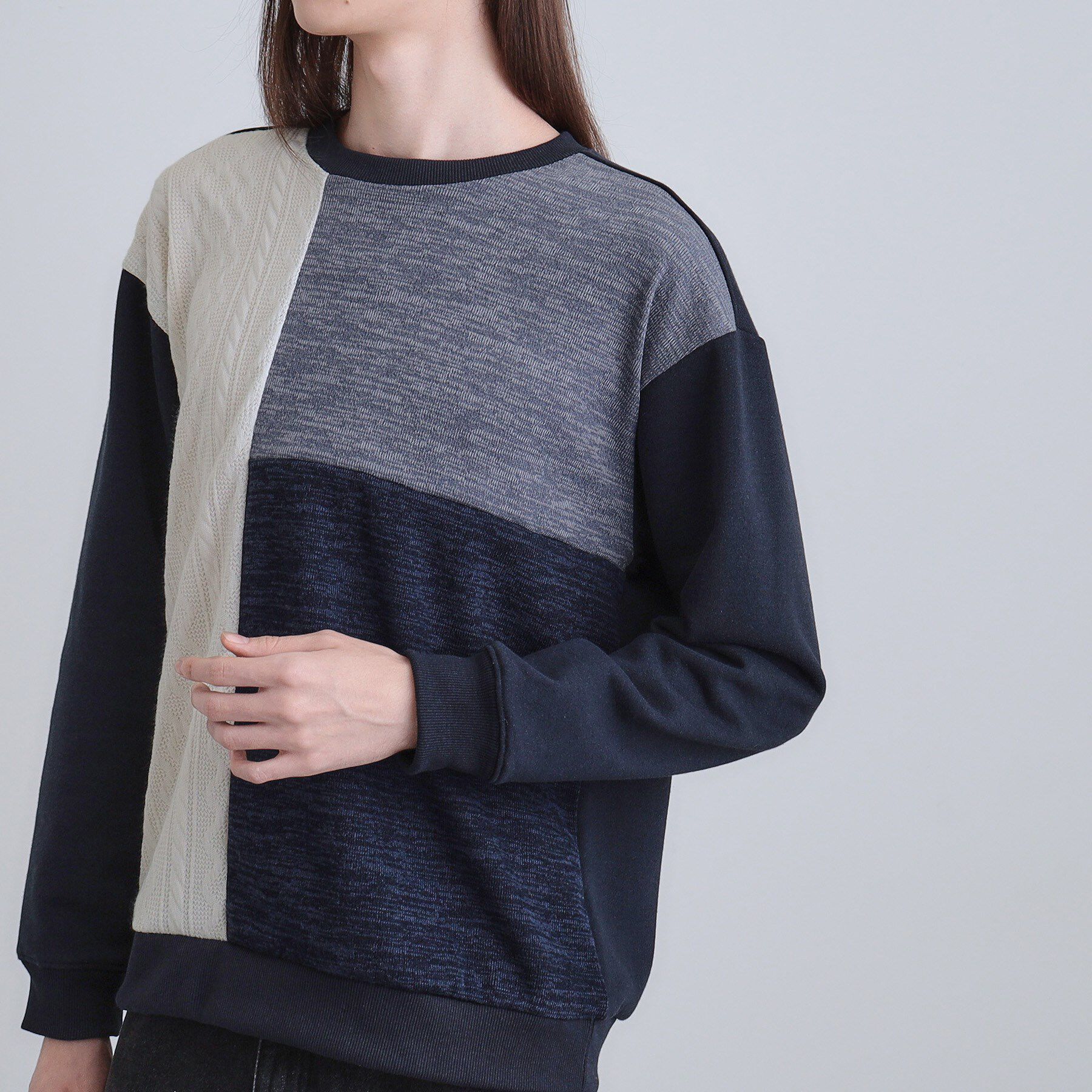 tk.TAKEO KIKUCHI「切り替えニットソー」|Tシャツ・カットソー|