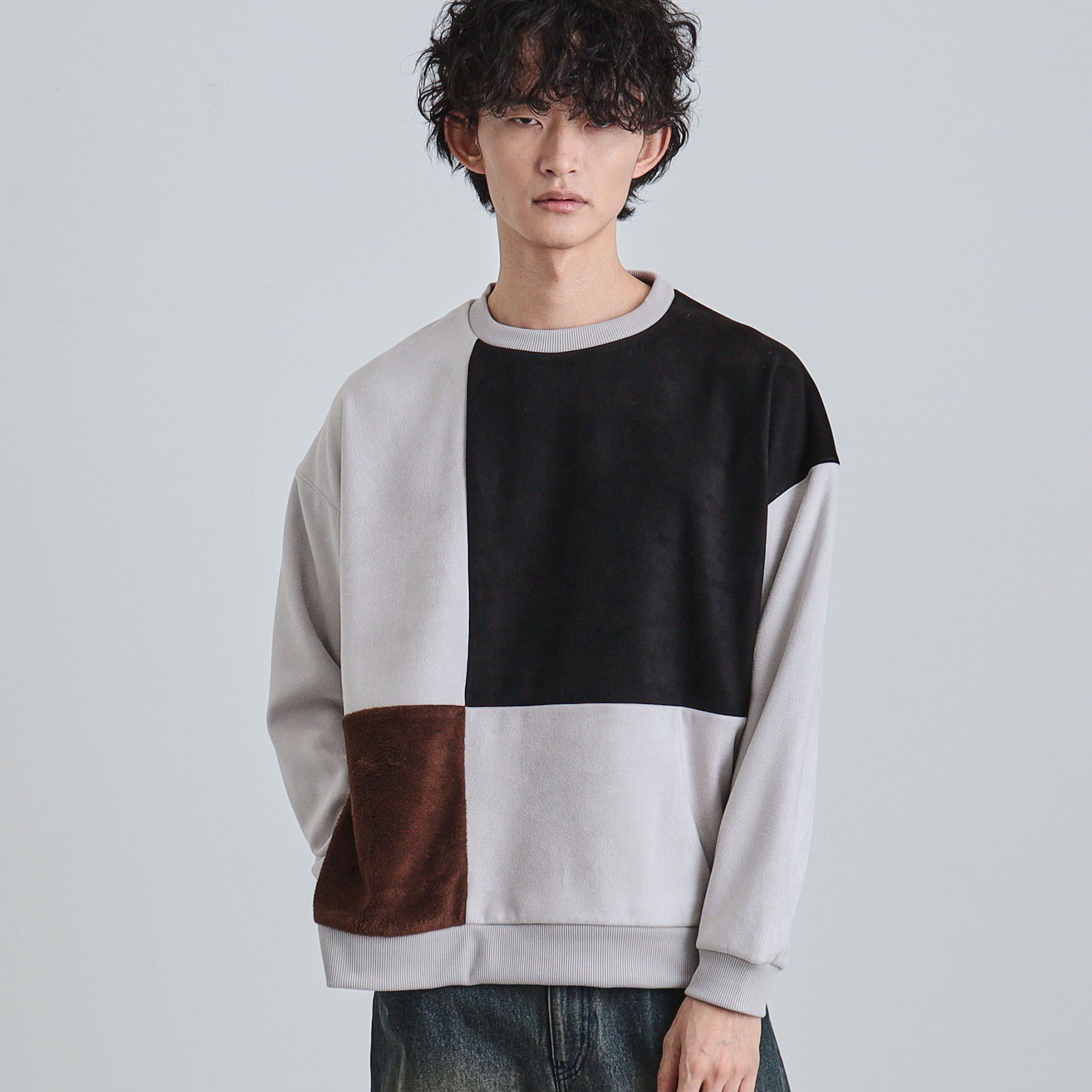 tk.TAKEO KIKUCHI「ダブルフェイス切り替えプルオーバー」|パーカー|