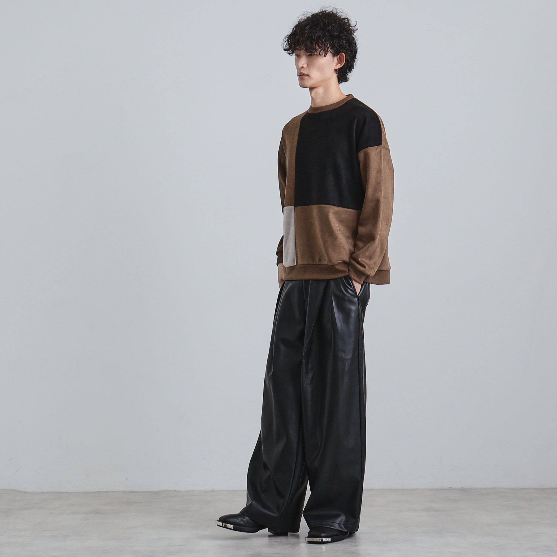 tk.TAKEO KIKUCHI「ダブルフェイス切り替えプルオーバー」|パーカー|