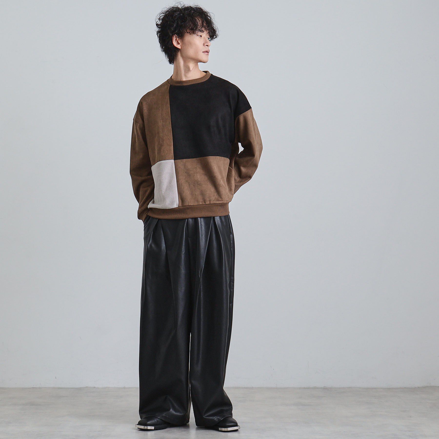 tk.TAKEO KIKUCHI「ダブルフェイス切り替えプルオーバー」|パーカー|