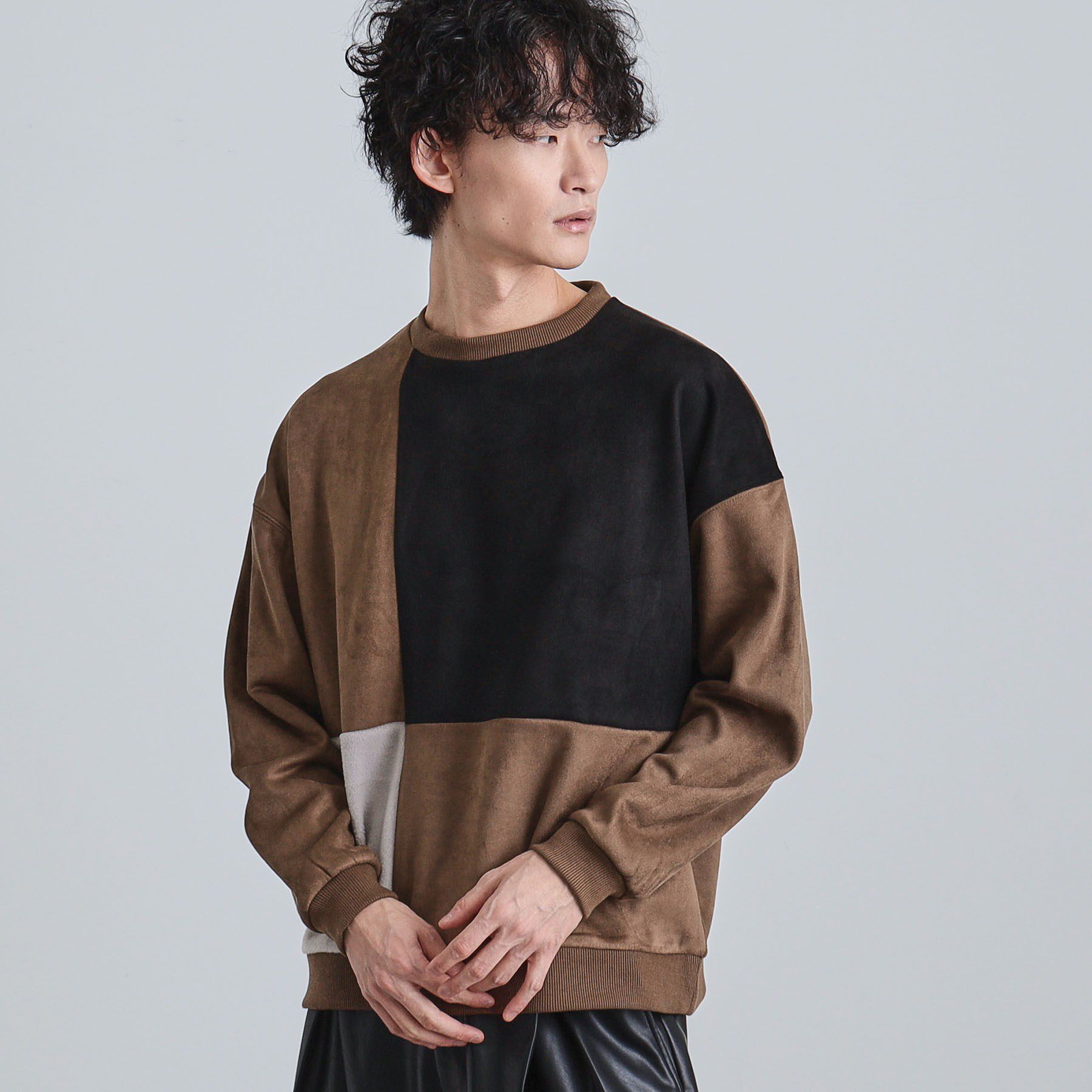 tk.TAKEO KIKUCHI「ダブルフェイス切り替えプルオーバー」|パーカー|