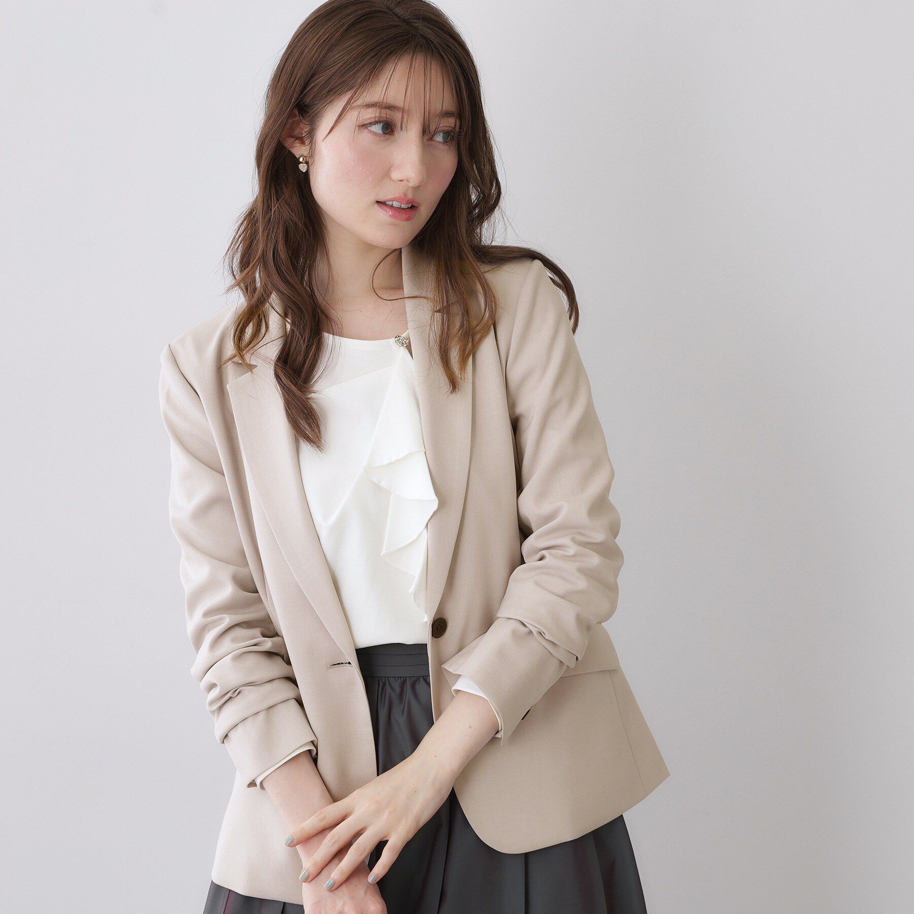 index「ストレッチテーラードジャケット/セットアップ対応【洗濯機OK】」|テーラードジャケット|