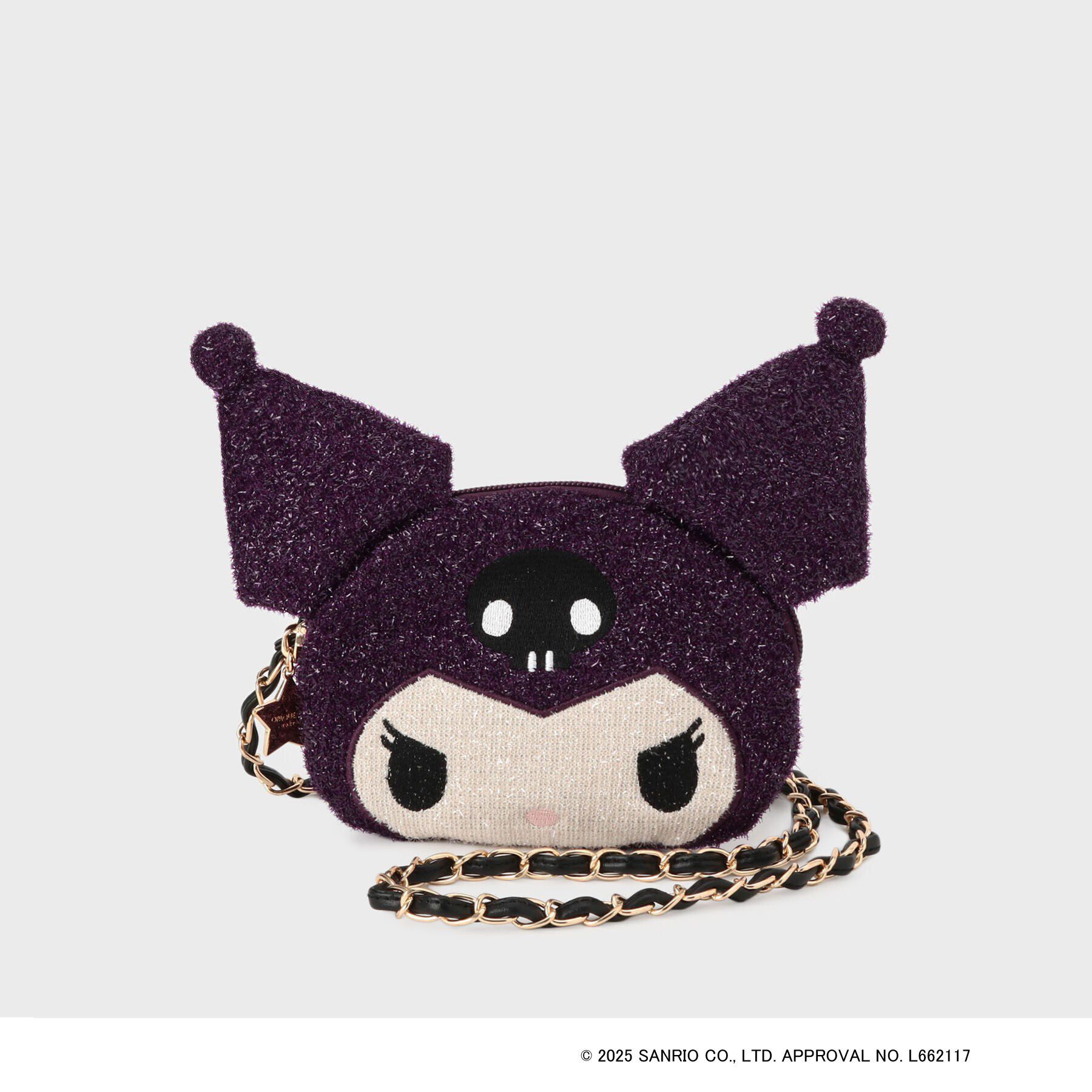 OPAQUE.CLIP「◆【クロミ】フェイス型2WAYキラキラミニショルダー」|ショルダー・メッセンジャー|パープル(183)