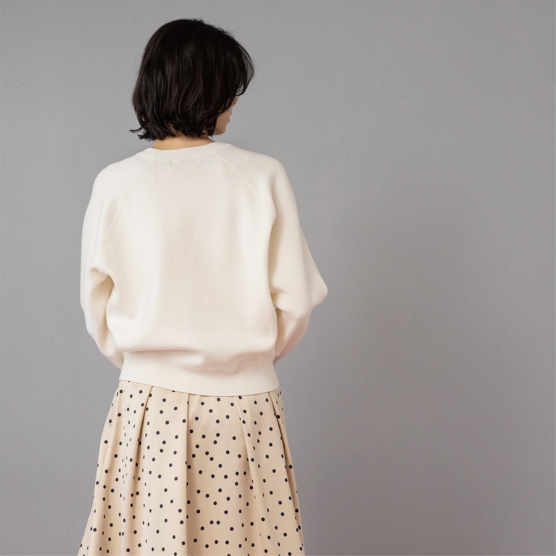 OPAQUE.CLIP「スウェットライクニット【洗濯機OK】」|ニット・セーター|