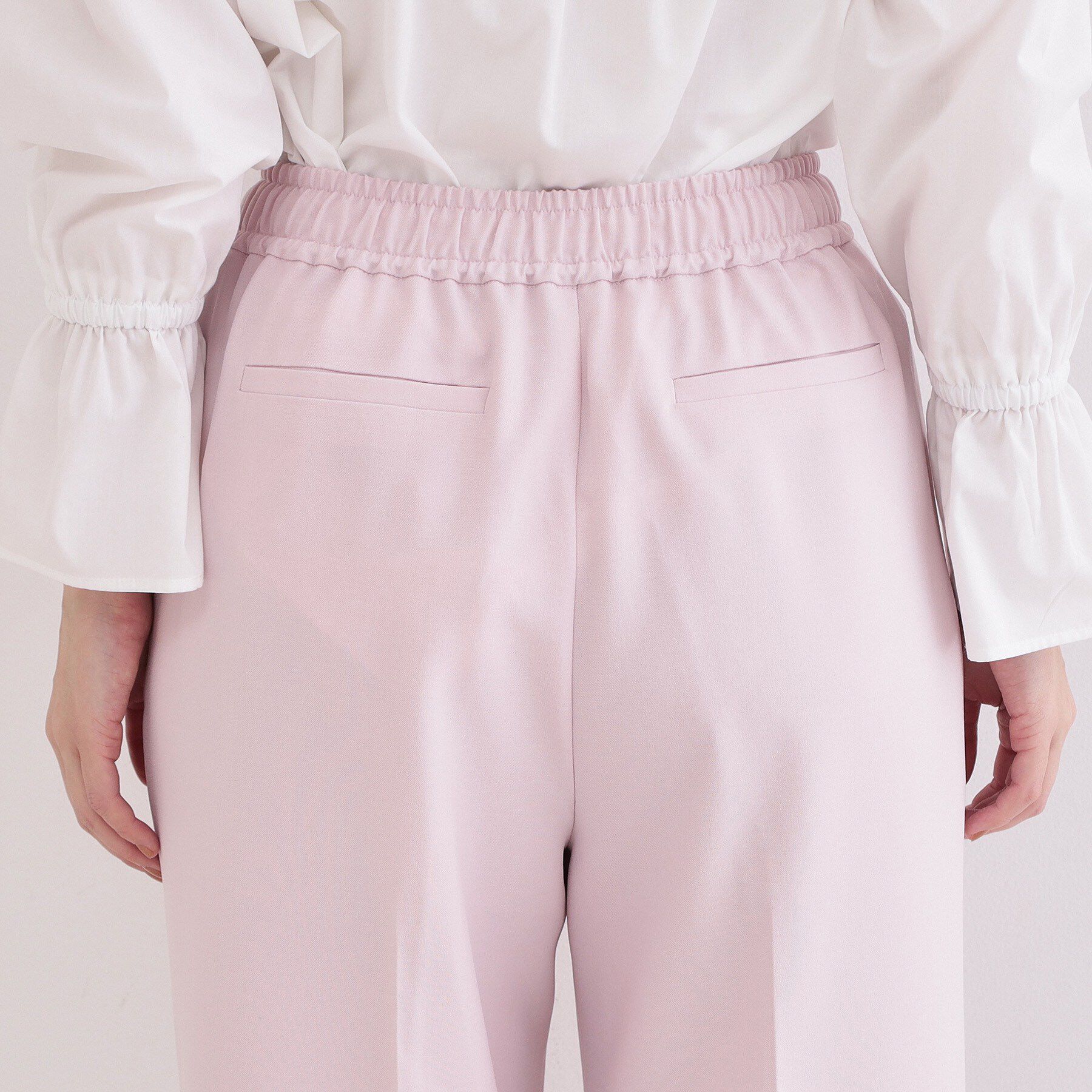 OPAQUE.CLIP「美脚ストレッチイージーワイドパンツ【洗濯機OK】」|その他|