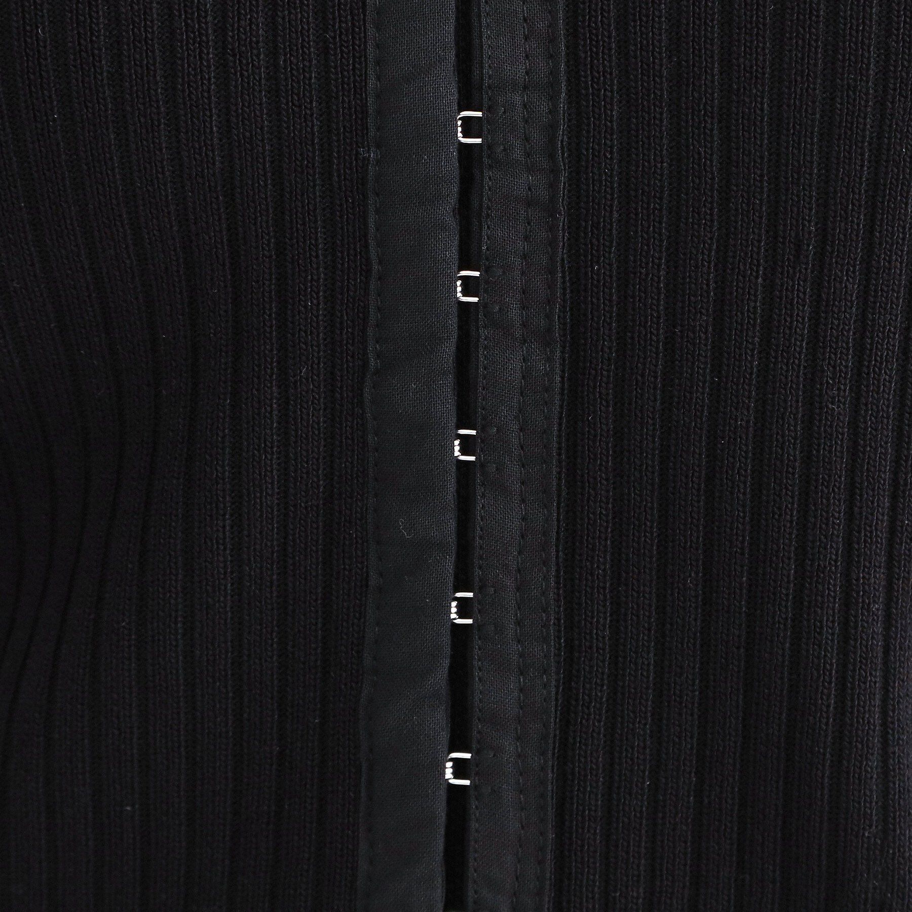 OPAQUE.CLIP「ポロ衿ホック使いリブニットカーディガン【洗濯機OK】」|カーディガン|