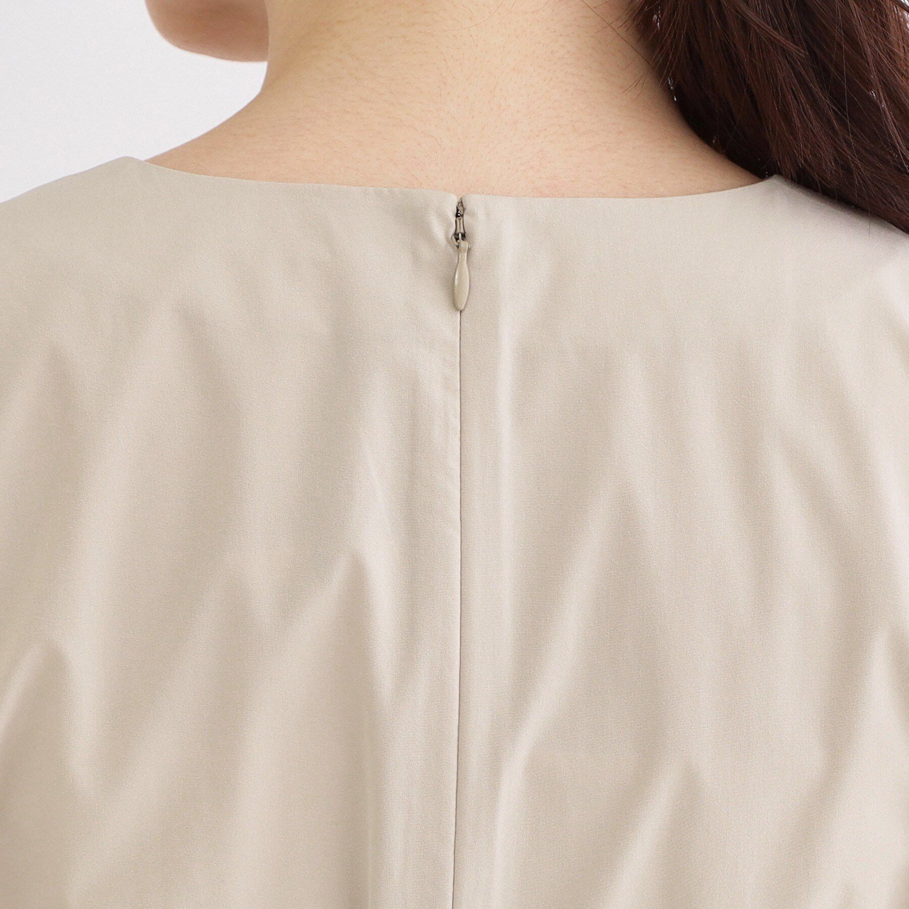 OPAQUE.CLIP「カシュクール風デザインワンピース【洗濯機OK】」|ワンピース|