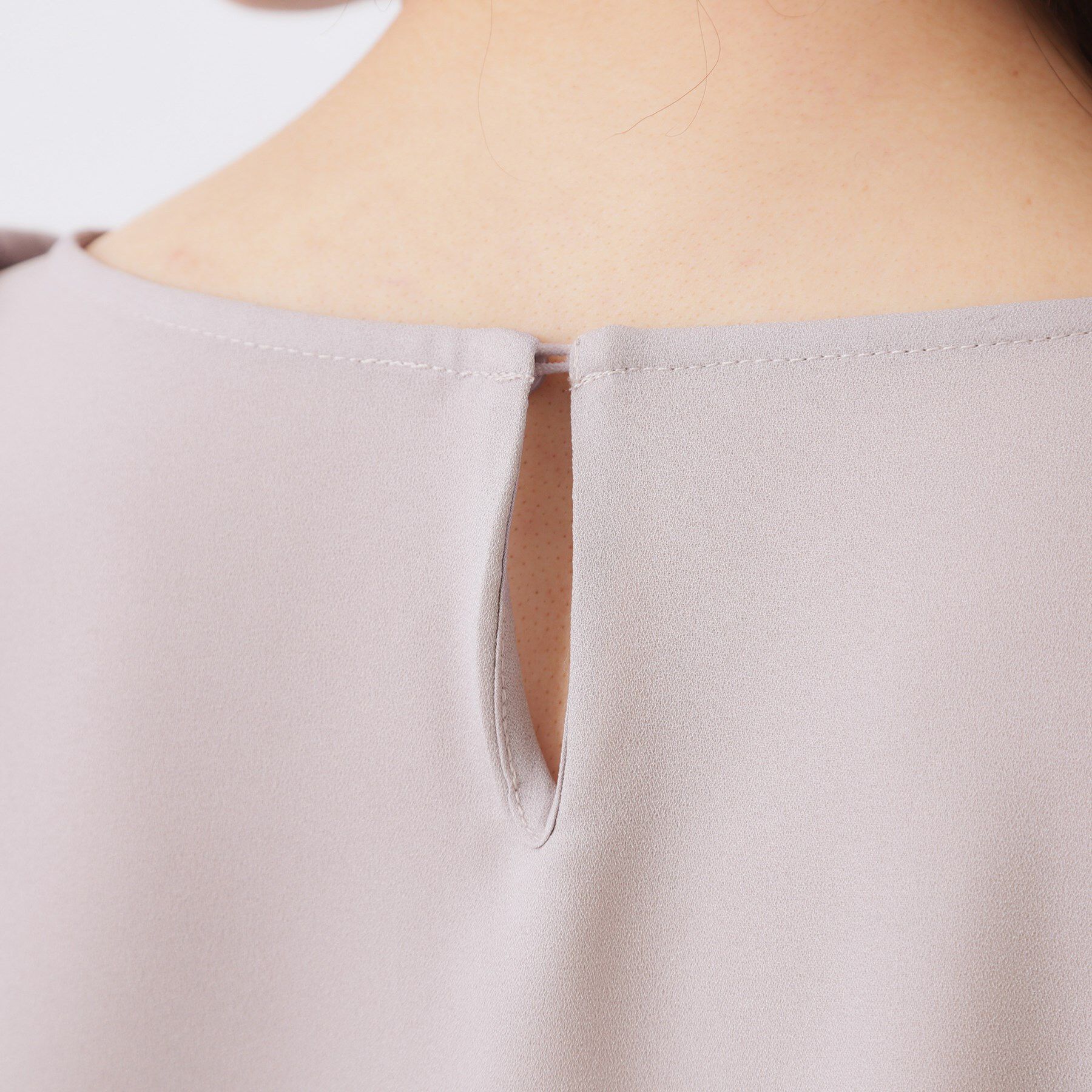 Couture broach「【フェミニン・通勤】肩リボンシフォンブラウス」|シャツ・ブラウス|