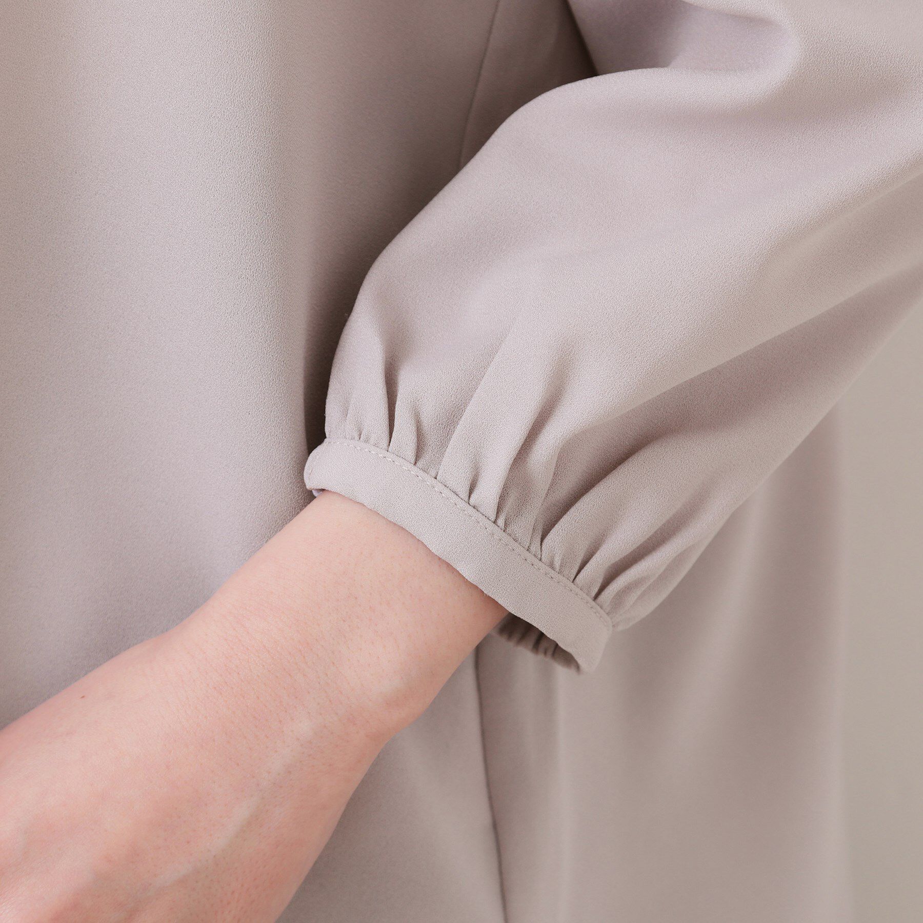 Couture broach「【フェミニン・通勤】肩リボンシフォンブラウス」|シャツ・ブラウス|