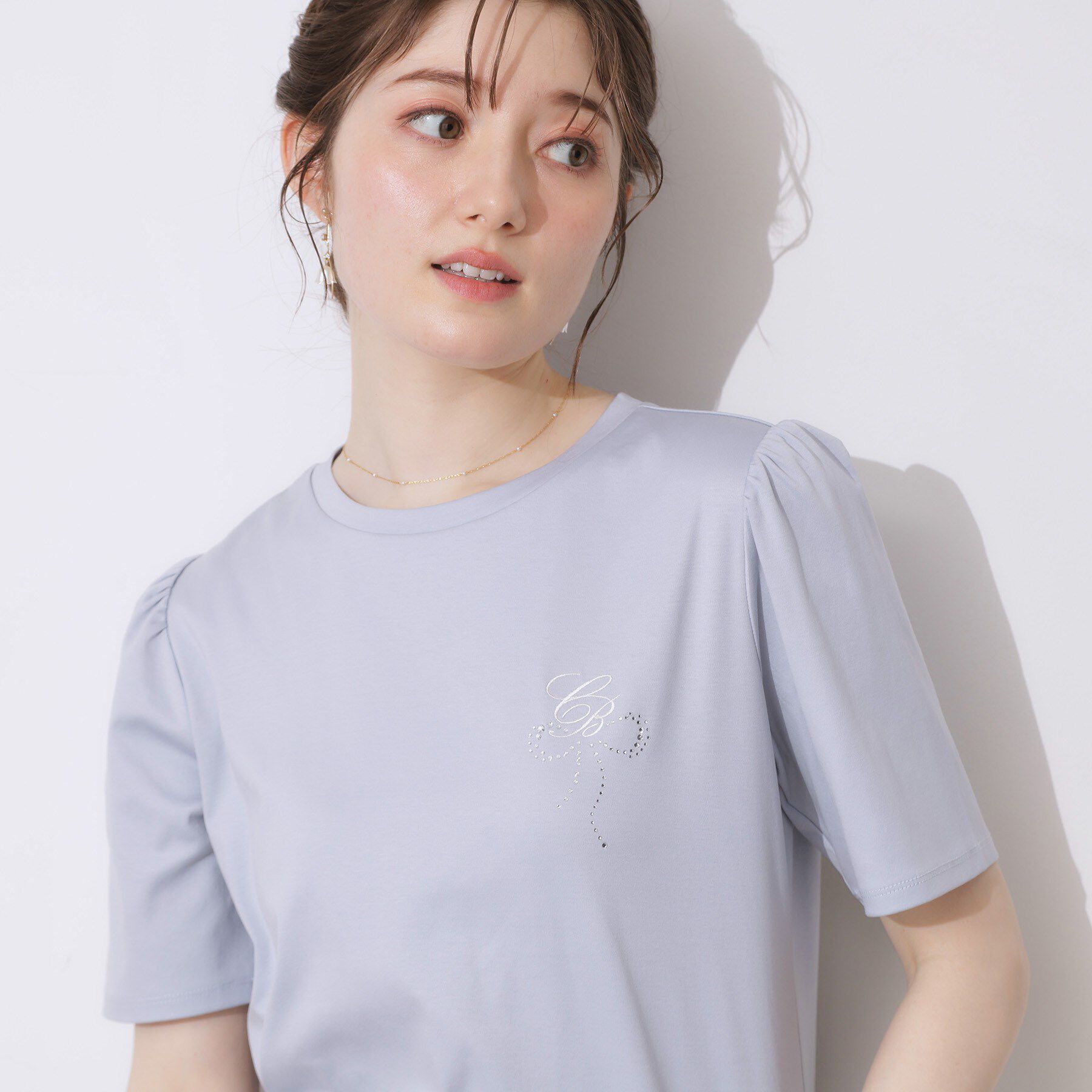 Couture broach「【接触冷感・UV・マシンウォッシャブル】60CBロゴT」|Tシャツ・カットソー|