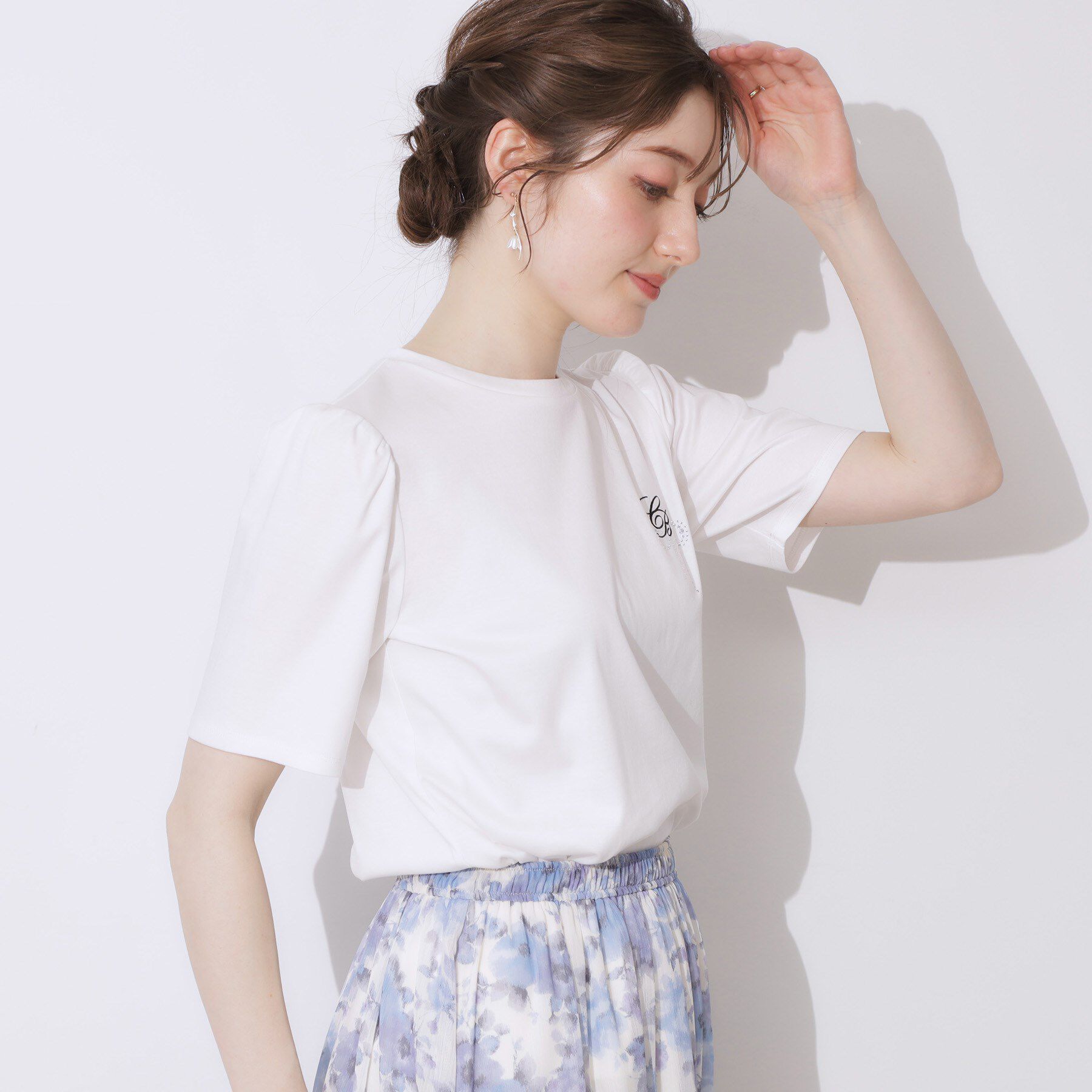 Couture broach「【接触冷感・UV・マシンウォッシャブル】60CBロゴT」|Tシャツ・カットソー|