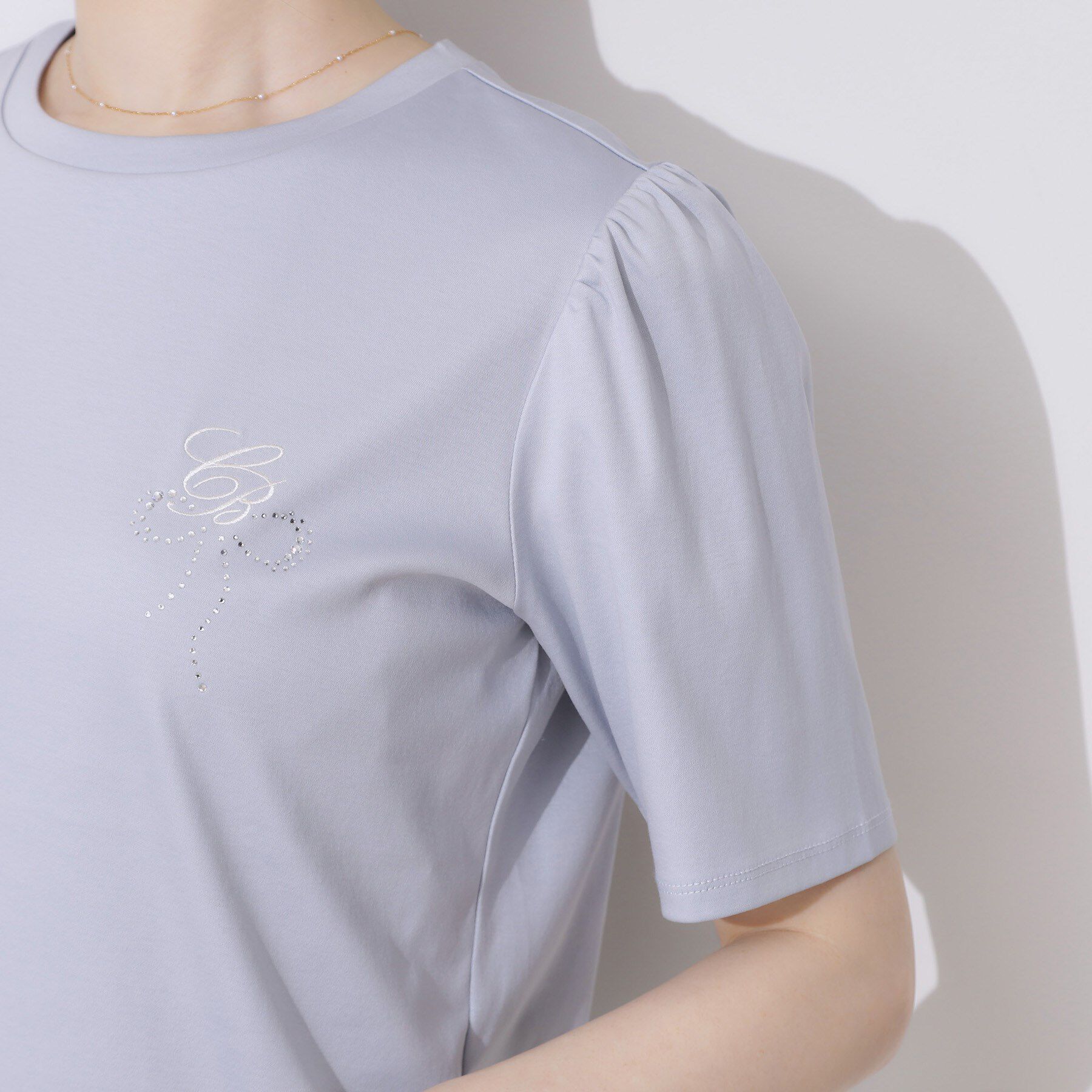 Couture broach「【接触冷感・UV・マシンウォッシャブル】60CBロゴT」|Tシャツ・カットソー|