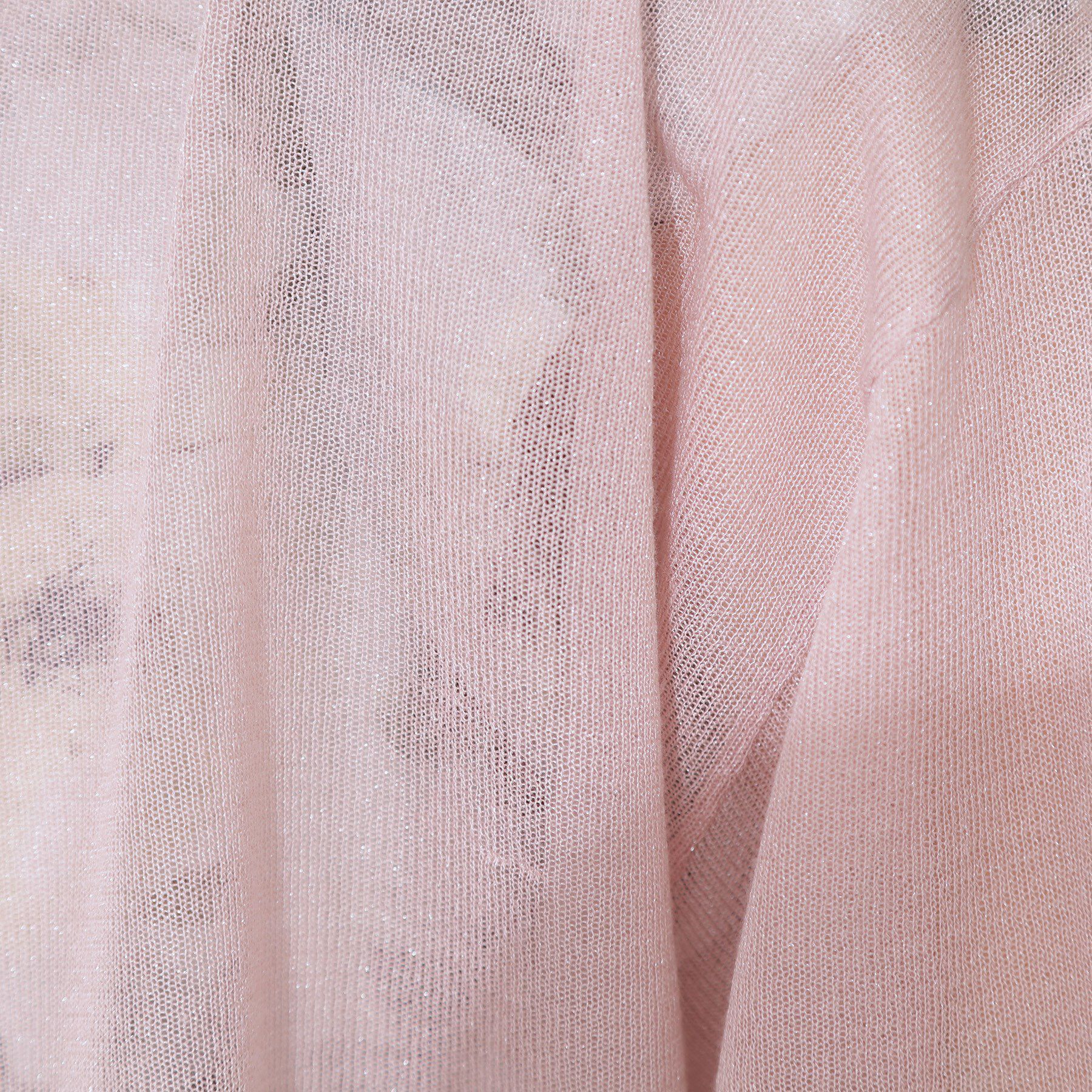 Couture broach「【上品な透け感・通勤】ダブルパール調釦シアーカーディガン」|カーディガン|