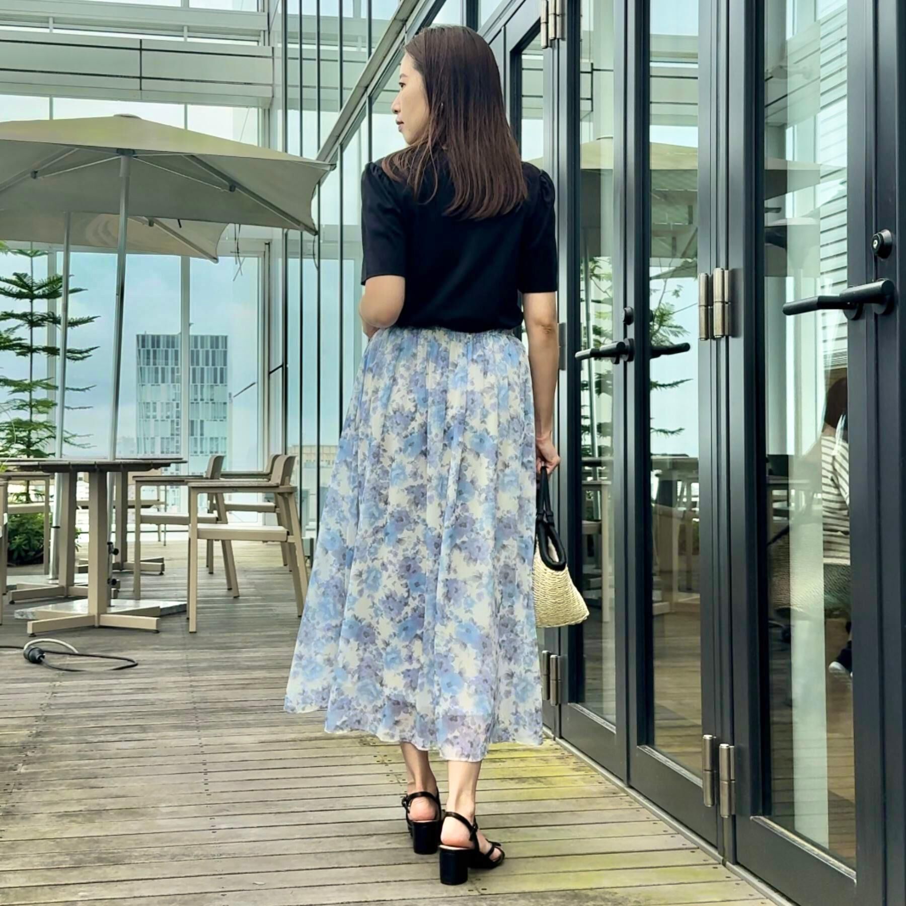 Couture broach「【接触冷感・UV機能あり・マシンウォッシャブル】60シルケット パフュームエンブロTシャツ」|Tシャツ・カットソー|