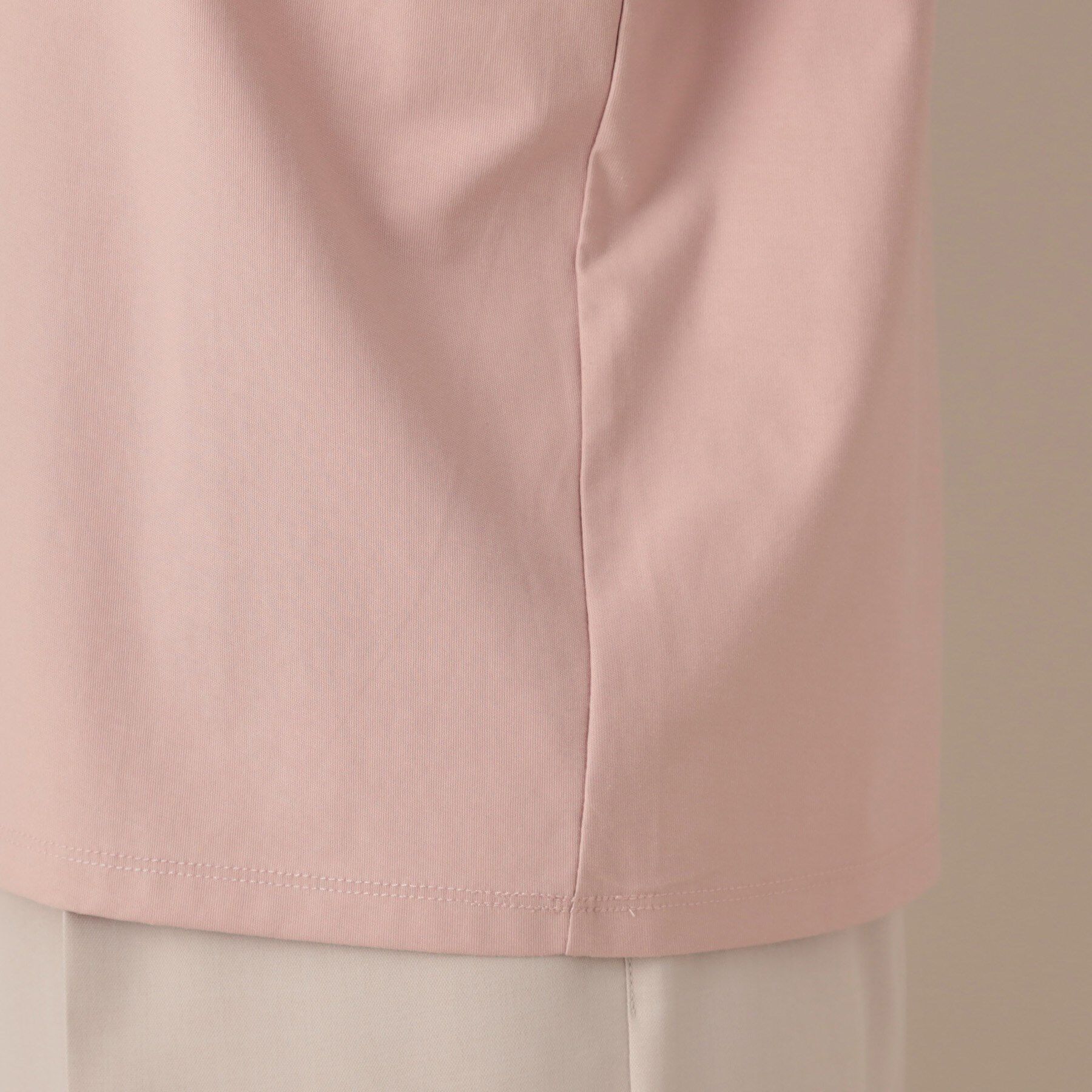 Couture broach「【接触冷感・UVカット】シフォンフラワーエンブロドッキングカットソー」|Tシャツ・カットソー|