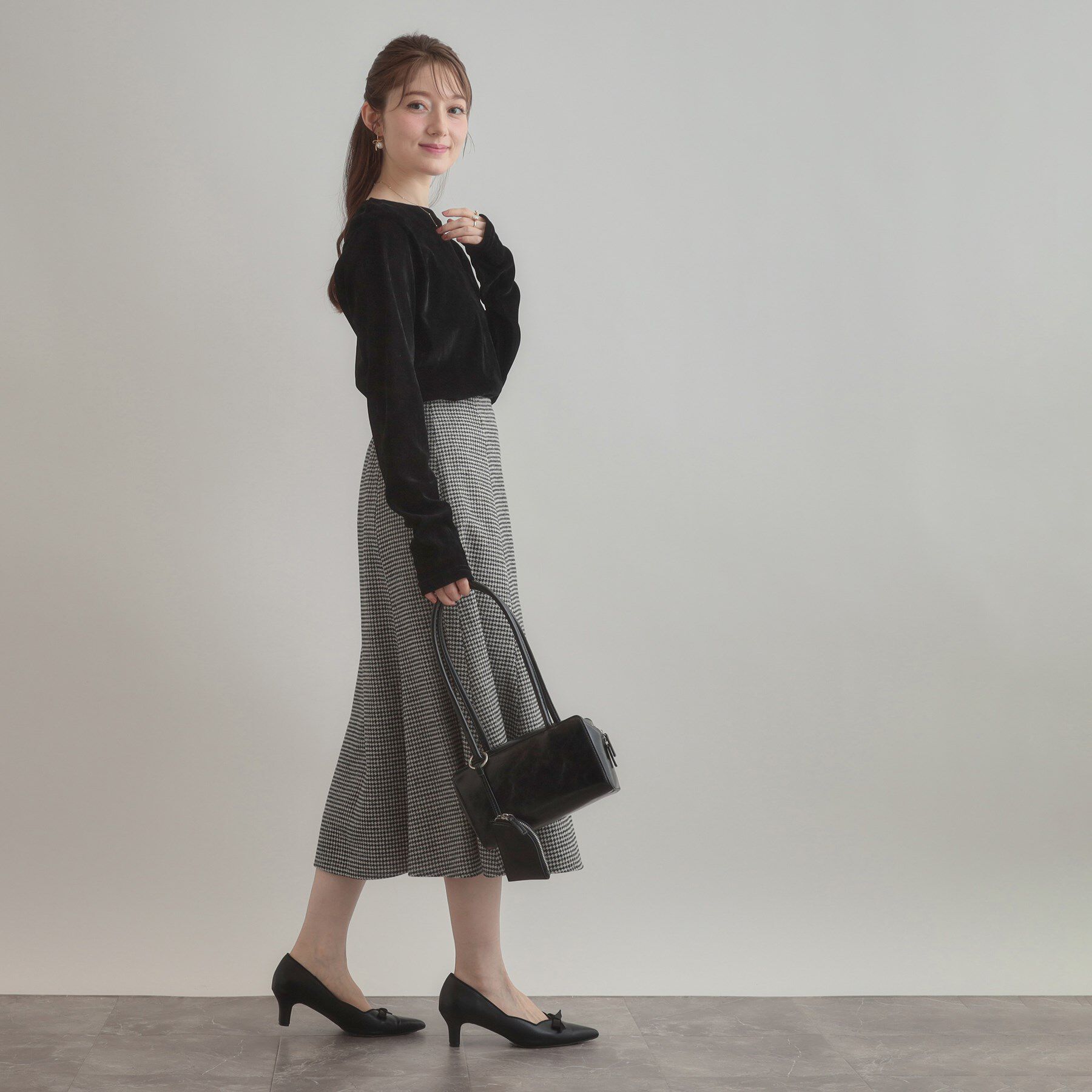 Couture broach「シアーベロアTシャツ」|Tシャツ・カットソー|