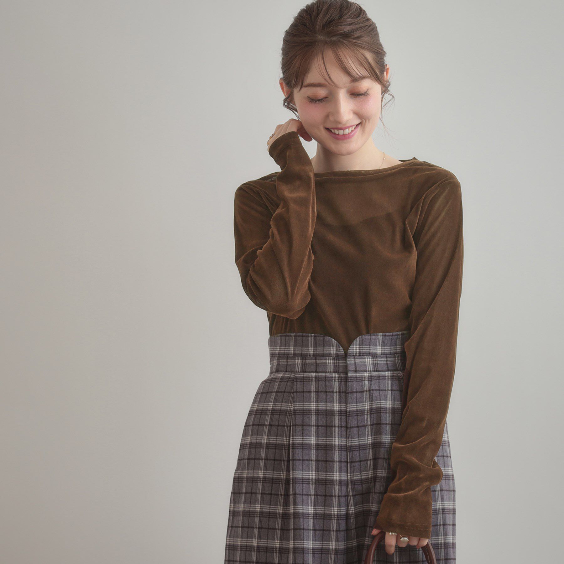 Couture broach「シアーベロアTシャツ」|Tシャツ・カットソー|