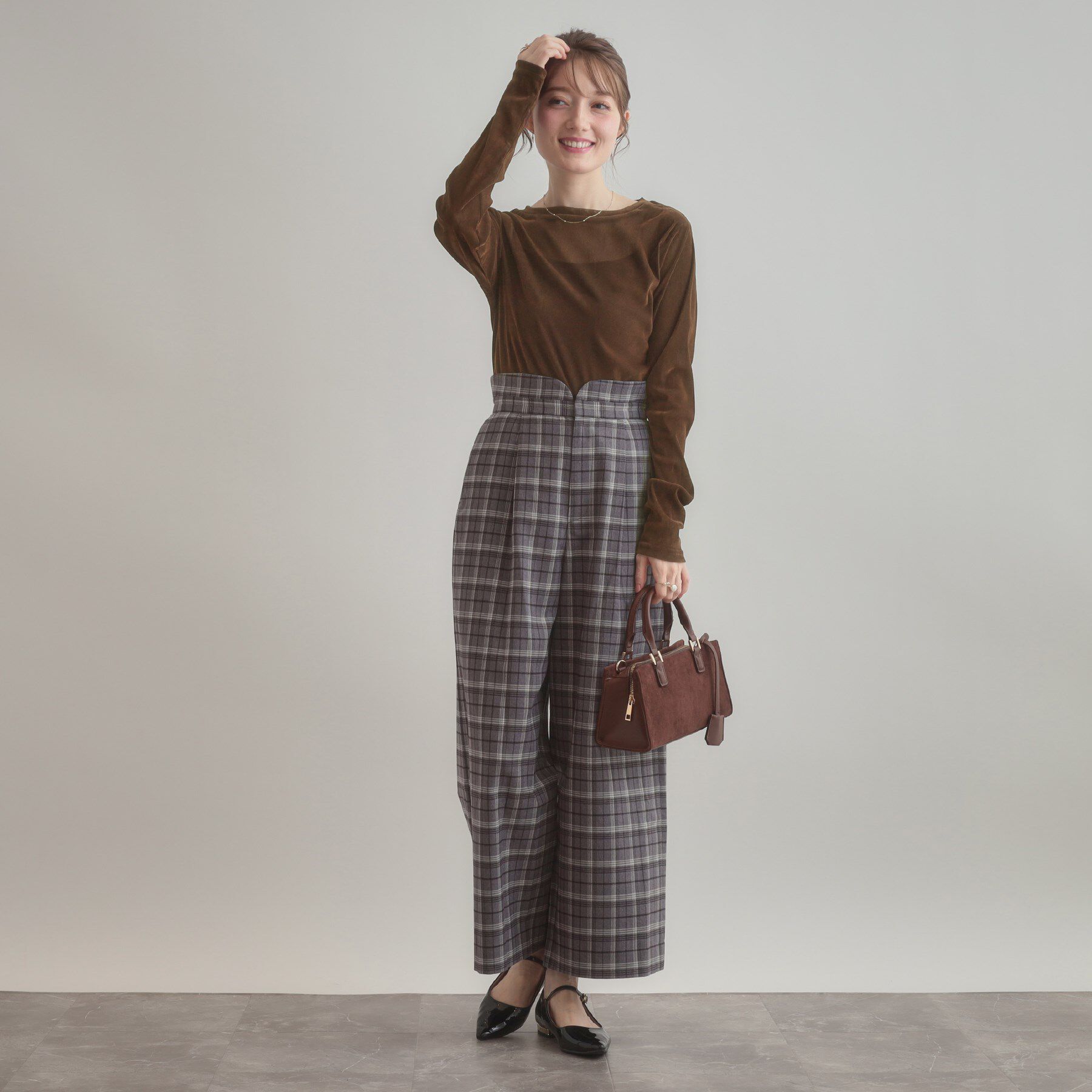 Couture broach「シアーベロアTシャツ」|Tシャツ・カットソー|