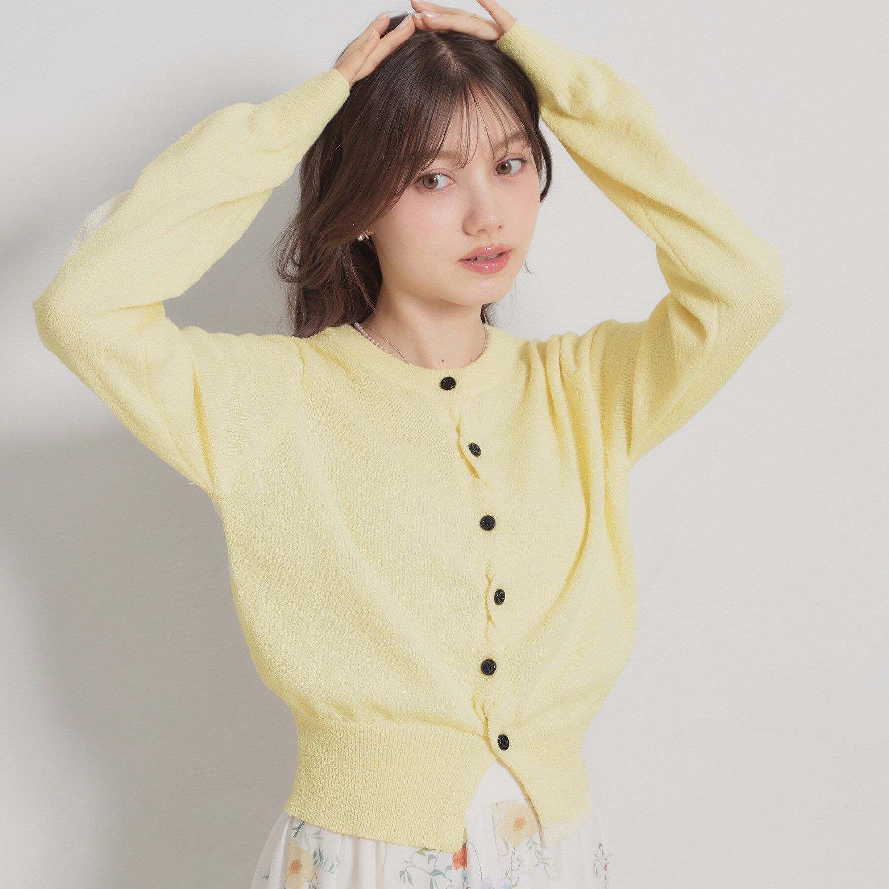 Couture broach「クロスボタンカーディガン」|カーディガン|