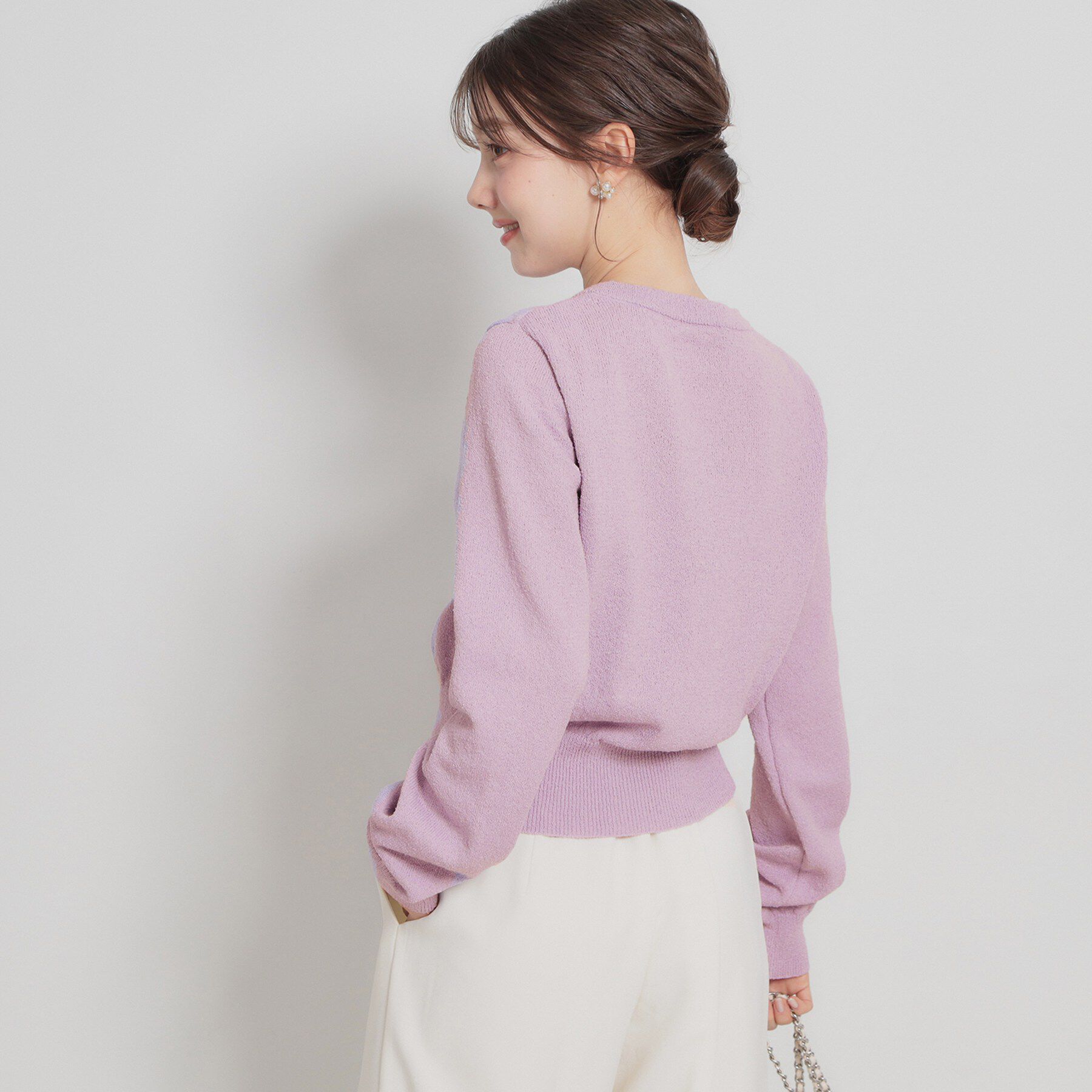 Couture broach「クロスボタンカーディガン」|カーディガン|