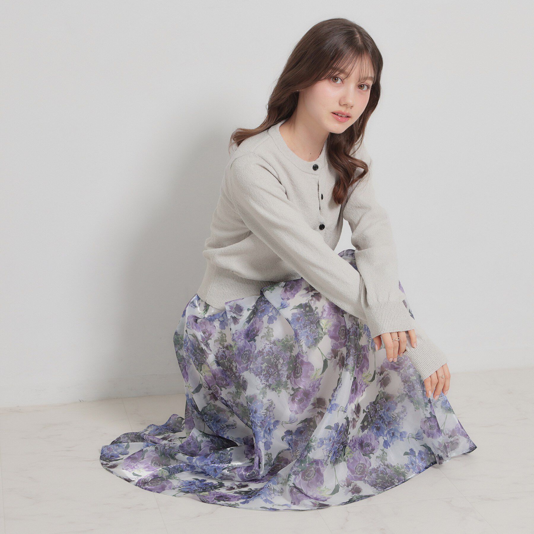 Couture broach「クロスボタンカーディガン」|カーディガン|