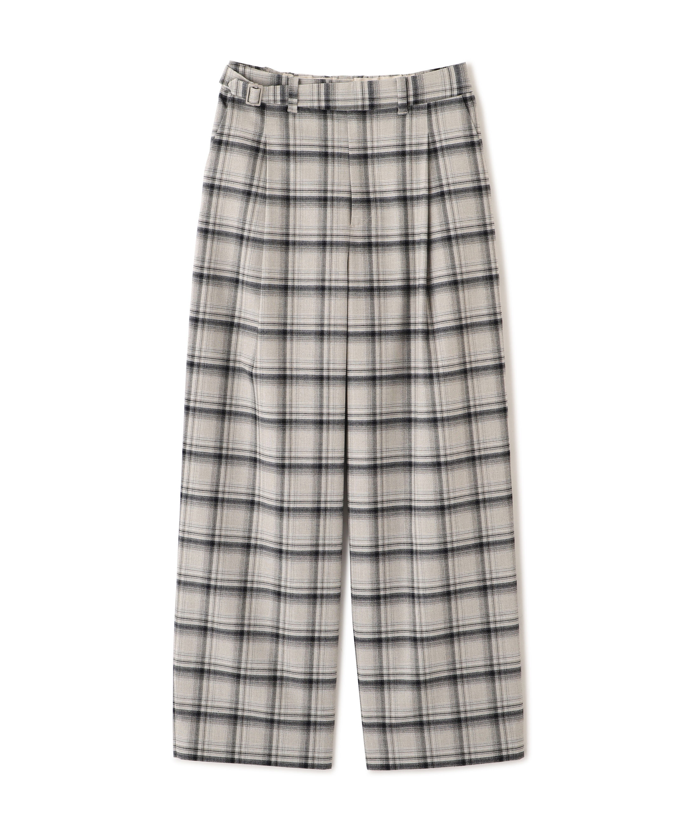  「◆ＴＲチェックタックワイドテーパードパンツ」|その他|