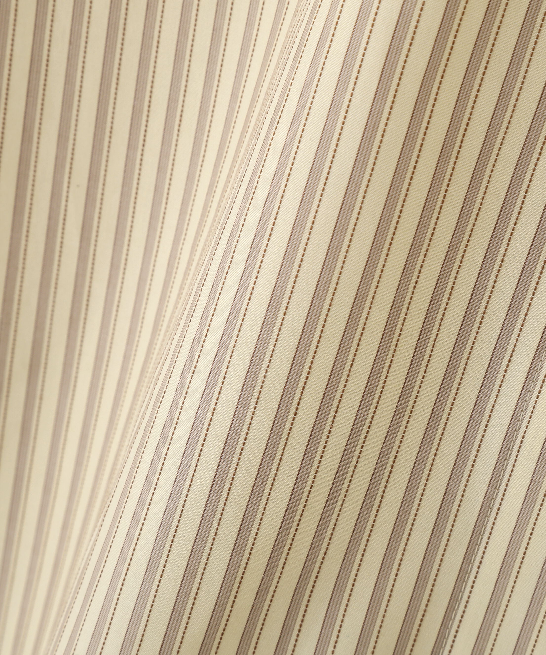  「◆ストライプ形態安定ボックスブラウス」|シャツ・ブラウス|