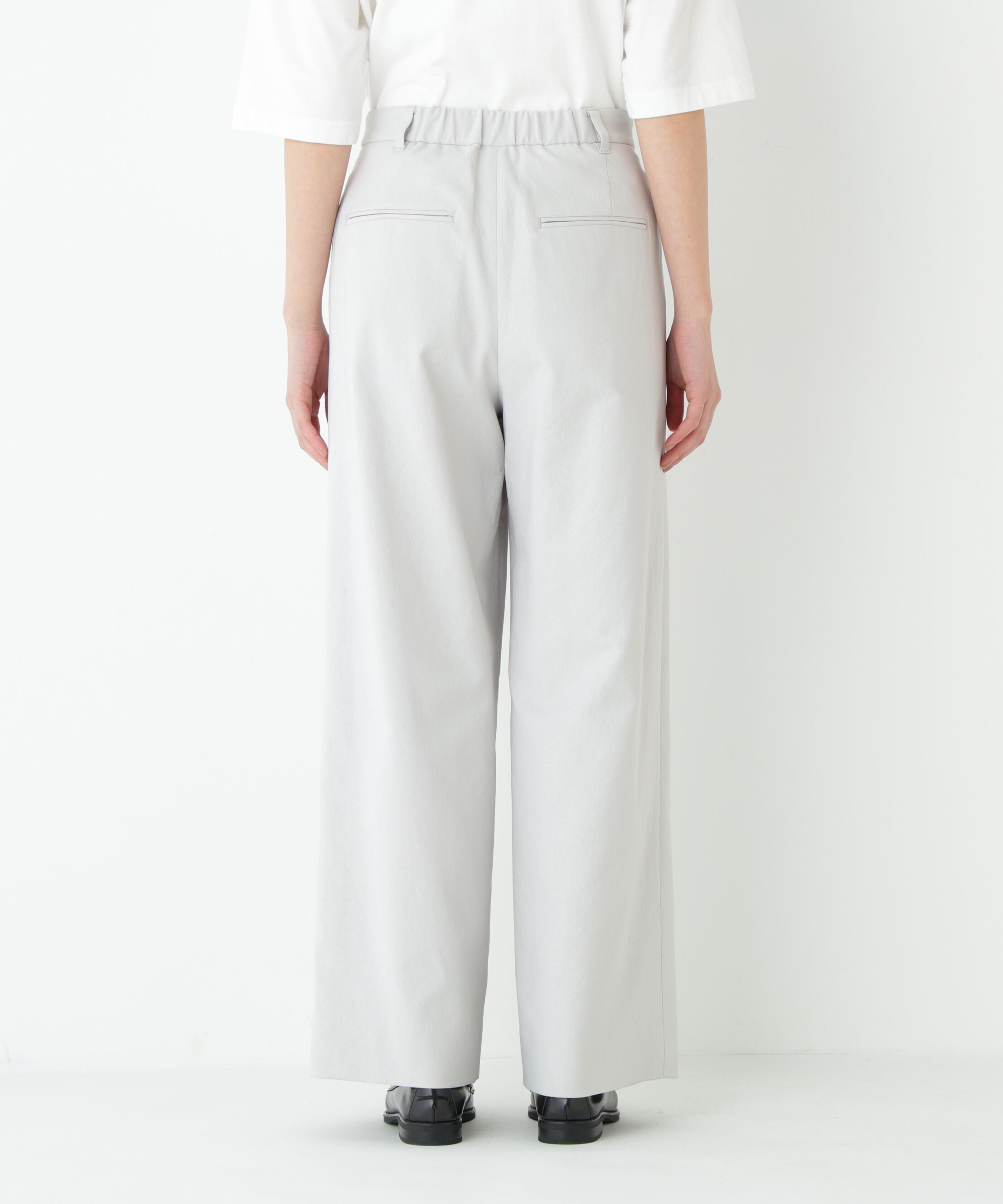  「◆麻調合繊タックセミワイドパンツ」|その他|