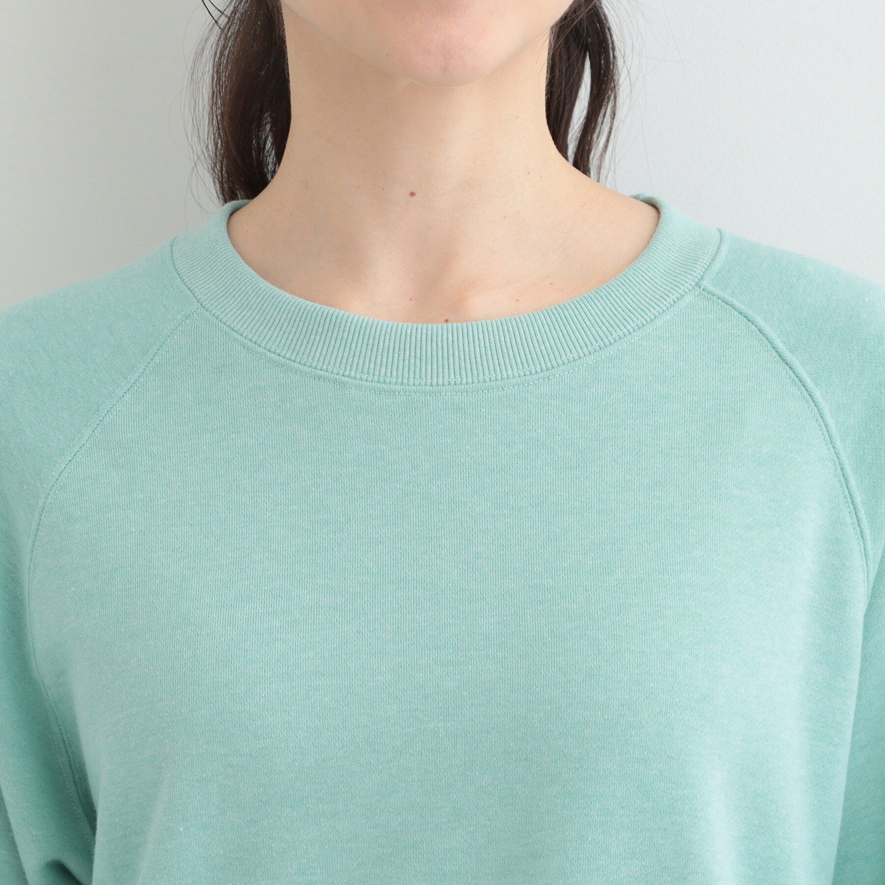 SHOO･LA･RUE「MIX調 シンプルラグランスウェット」|パーカー|