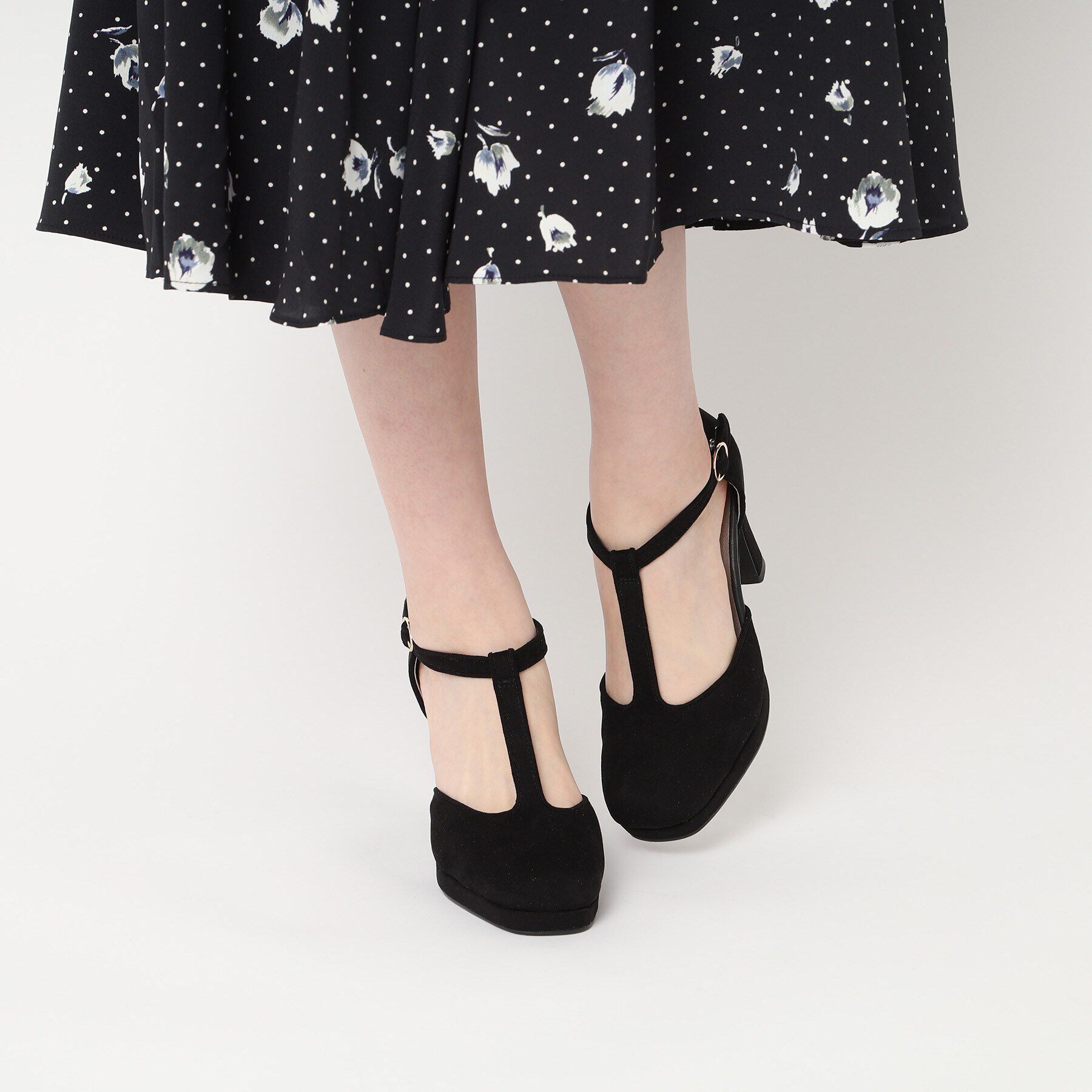 ESPERANZA「Tストラップパンプス 24SS」|パンプス|