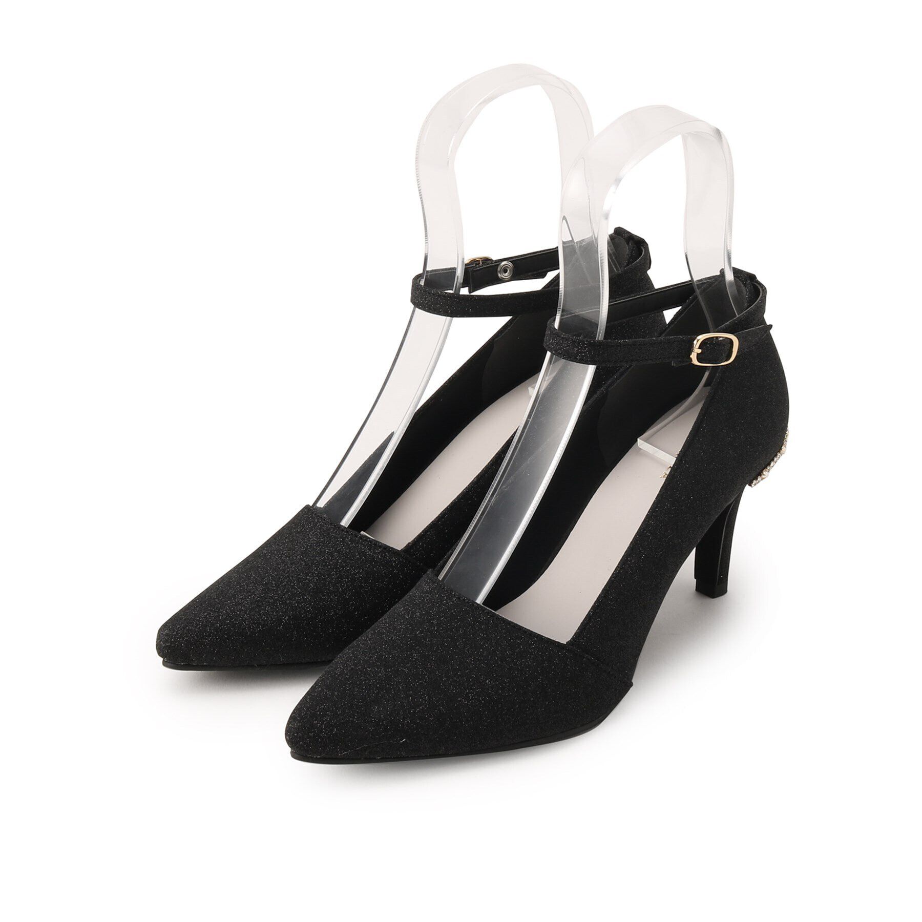 ESPERANZA「ヒールキャップパンプス」|パンプス|ブラック(919)