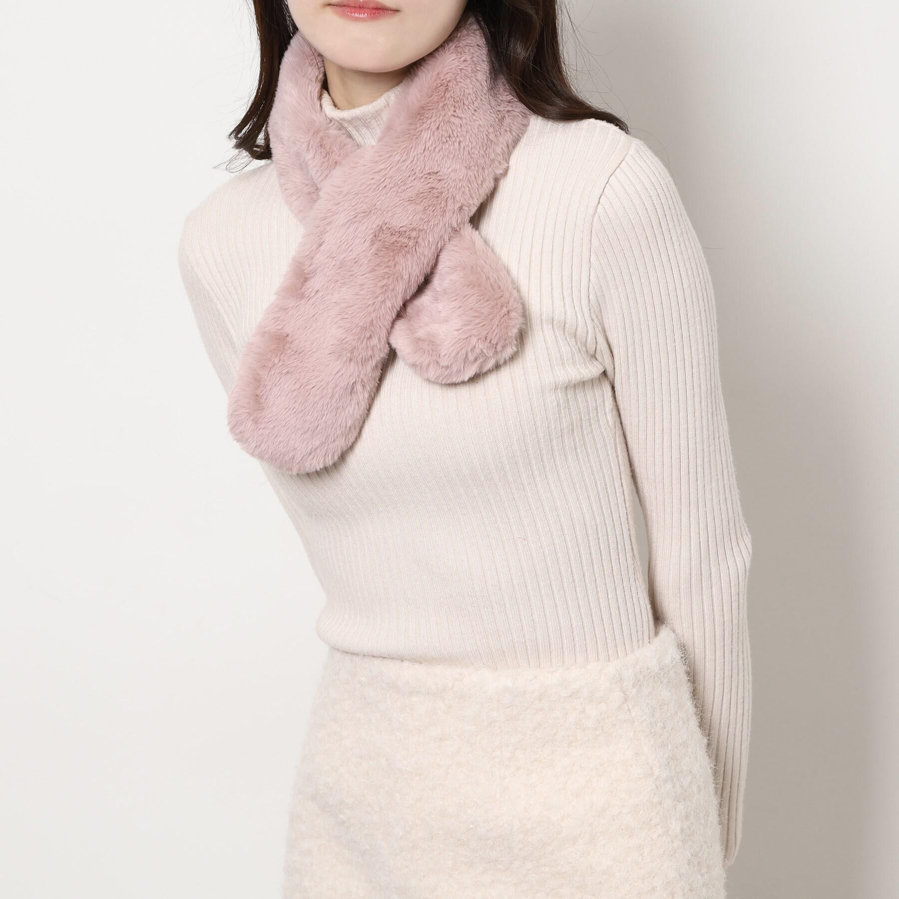 Ober Tashe「リボンティペット」|ストール|ピンク(072)