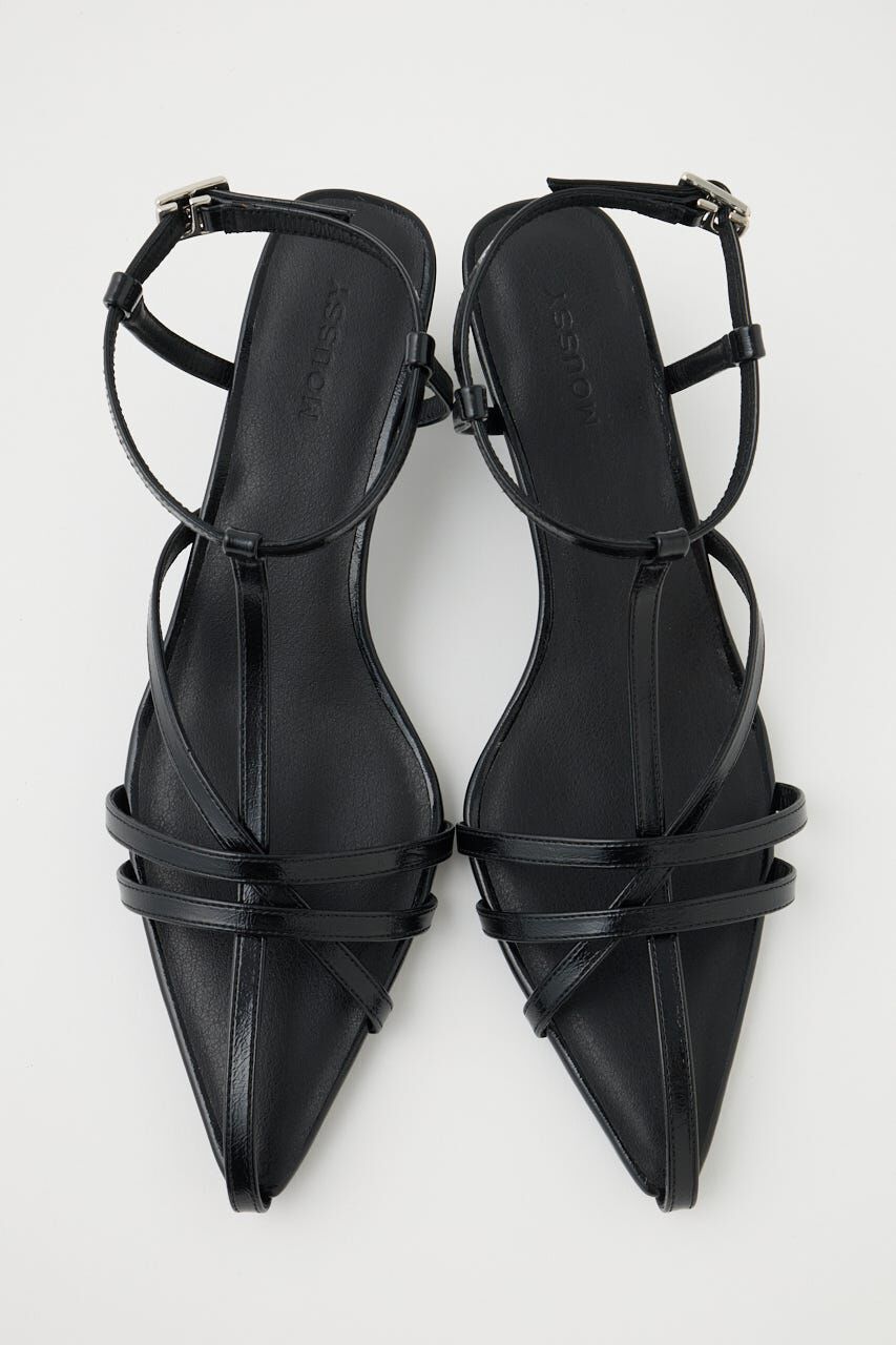 MOUSSY「POINTED CROSS STRAP サンダル」|サンダル|