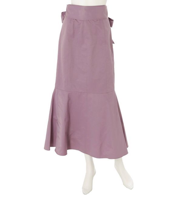 MERCURYDUO「ステッチデザインタフタマーメイドスカート」|スカート|