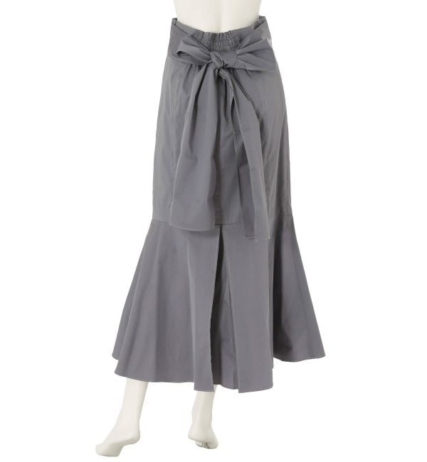 MERCURYDUO「ステッチデザインタフタマーメイドスカート」|スカート|