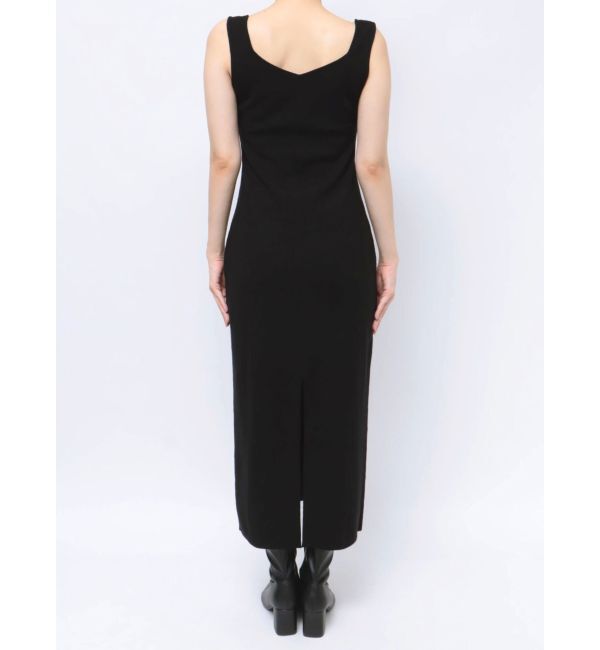 MERCURYDUO「3WAY配色ストラップバッククロスロングスリーブワンピース」|ワンピース|