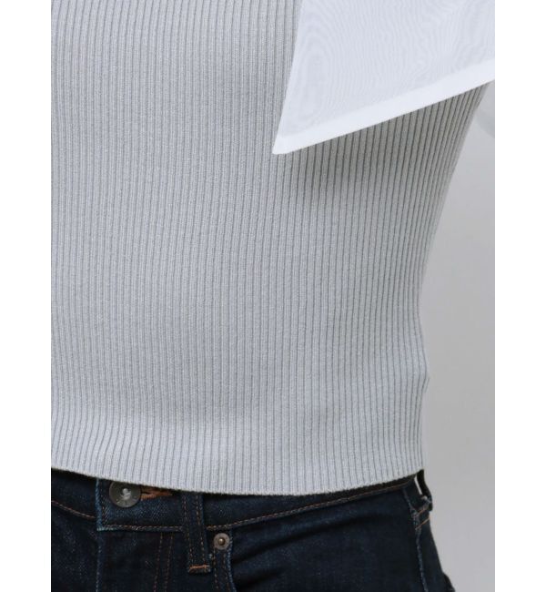 MERCURYDUO「ショルダーリボンロングスリーブニット」|ニット・セーター|