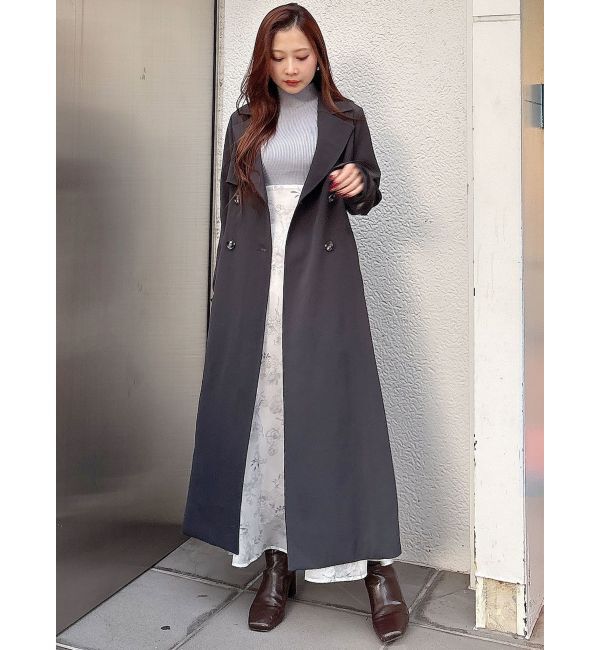 MERCURYDUO「フィットアンドフレアトレンチコート」|トレンチコート|