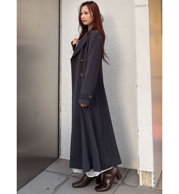 MERCURYDUO「フィットアンドフレアトレンチコート」|トレンチコート|