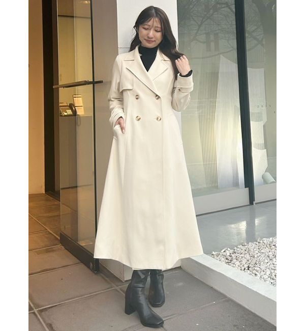 MERCURYDUO「フィットアンドフレアトレンチコート」|トレンチコート|