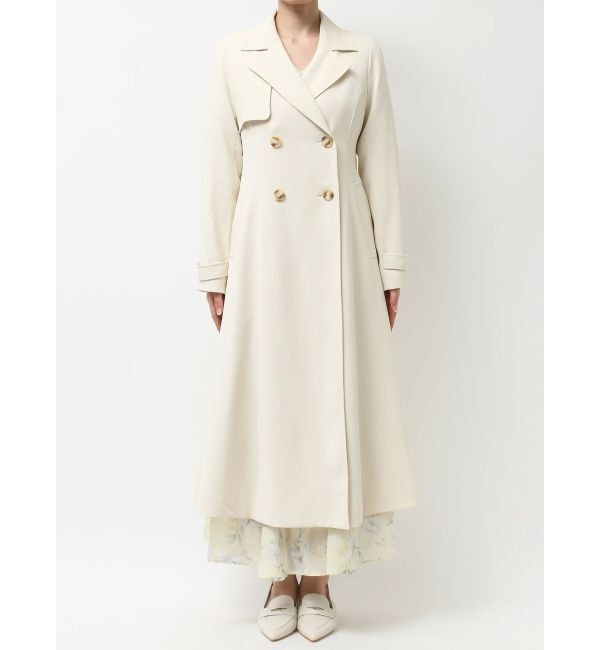 MERCURYDUO「フィットアンドフレアトレンチコート」|トレンチコート|