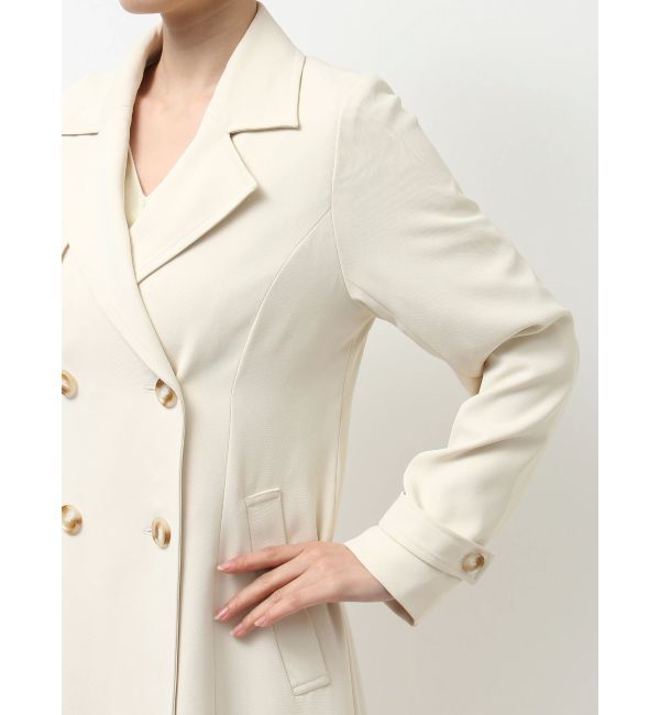MERCURYDUO「フィットアンドフレアトレンチコート」|トレンチコート|