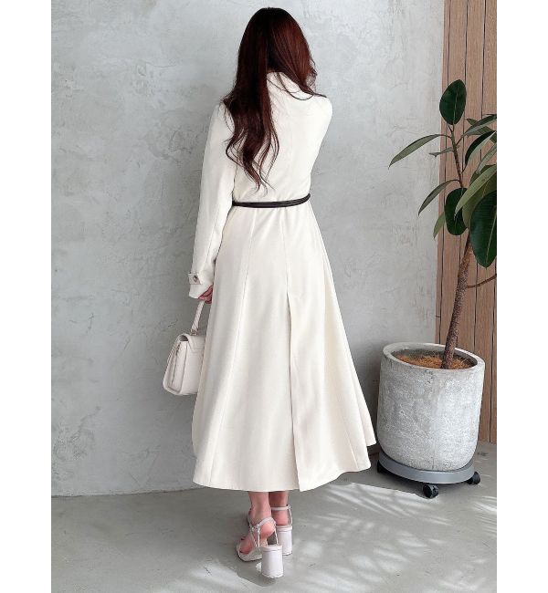 MERCURYDUO「フィットアンドフレアトレンチコート」|トレンチコート|