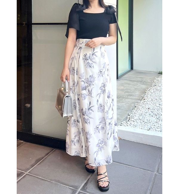 MERCURYDUO「ショルダーリボンニット」|ニット・セーター|