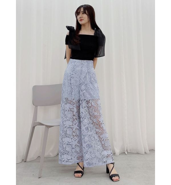 MERCURYDUO「ショルダーリボンニット」|ニット・セーター|