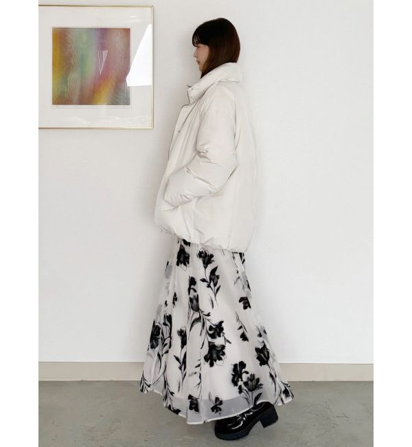 MERCURYDUO「スタンドカラーミドルダウンコート」|その他|