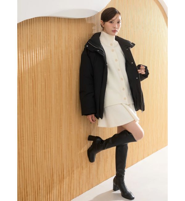 MERCURYDUO「スタンドカラーミドルダウンコート」|その他|